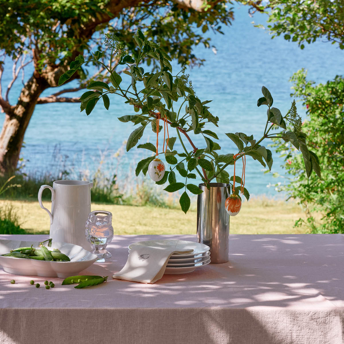 Royal Copenhagen White Elements Fat oval 38,5 cm