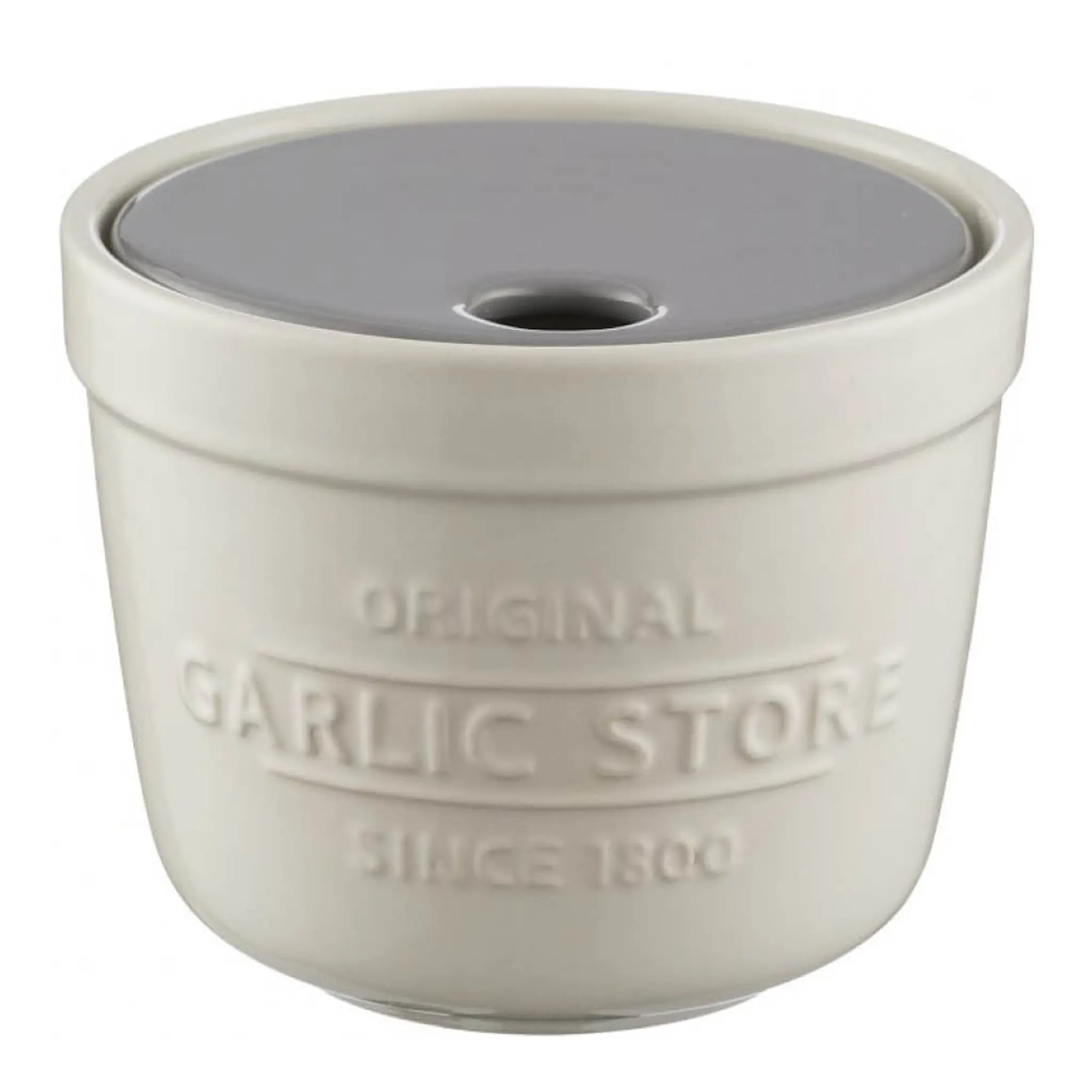 Mason Cash Innovative Kitchen vitlöksgömma med rivlock creme