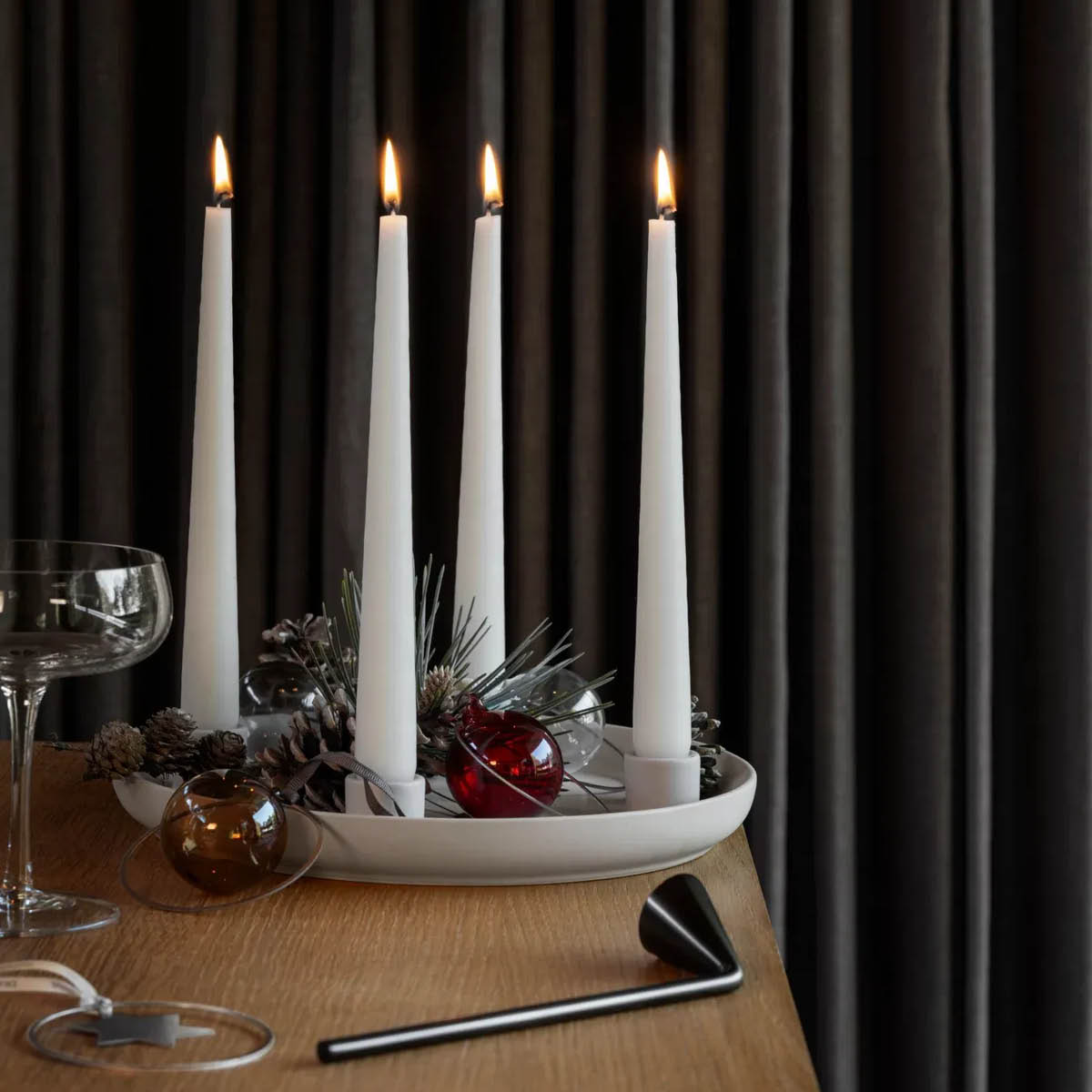 Blomus Vela ljusstake 27 cm beige