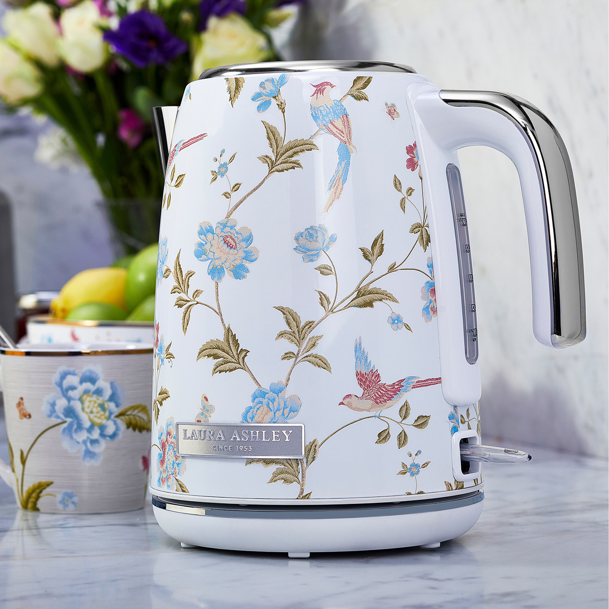 Laura Ashley Jug vattenkokare elektrisk 1,7 L Elveden White