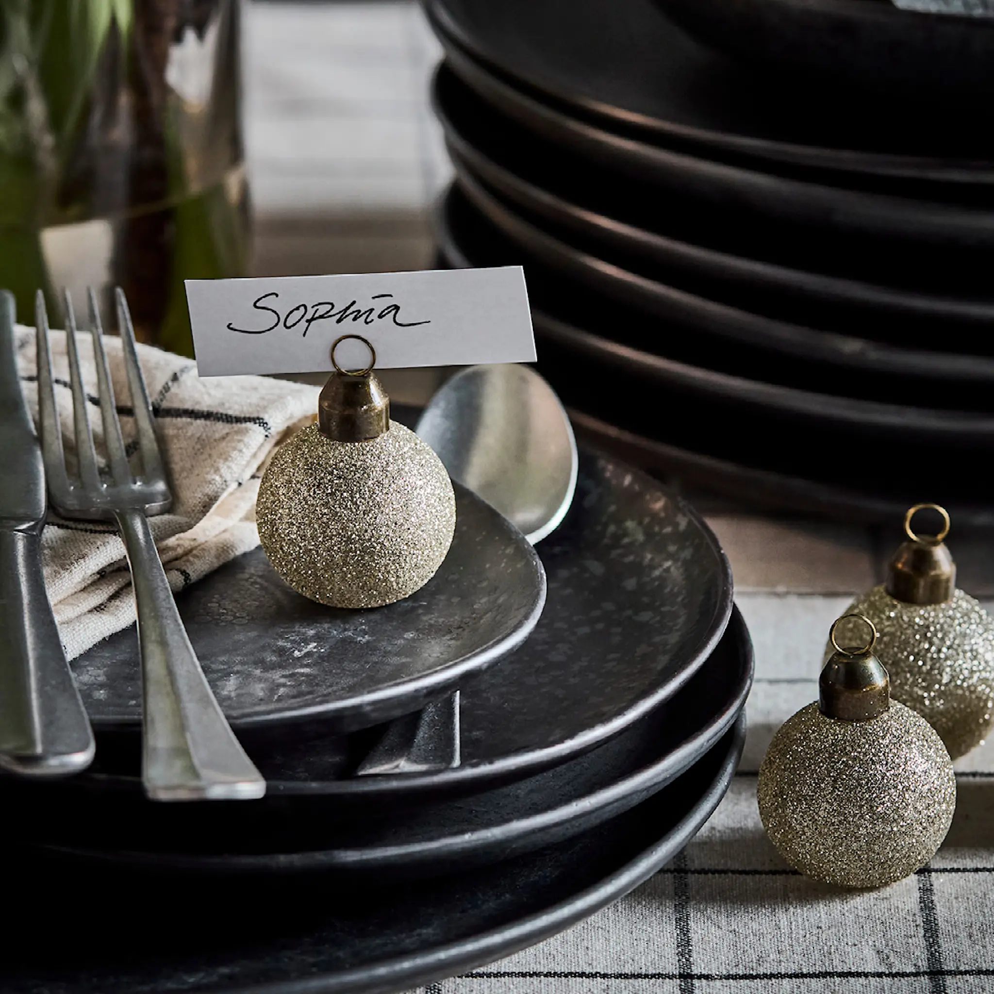 House Doctor Visit korthållare 6-pack champagne