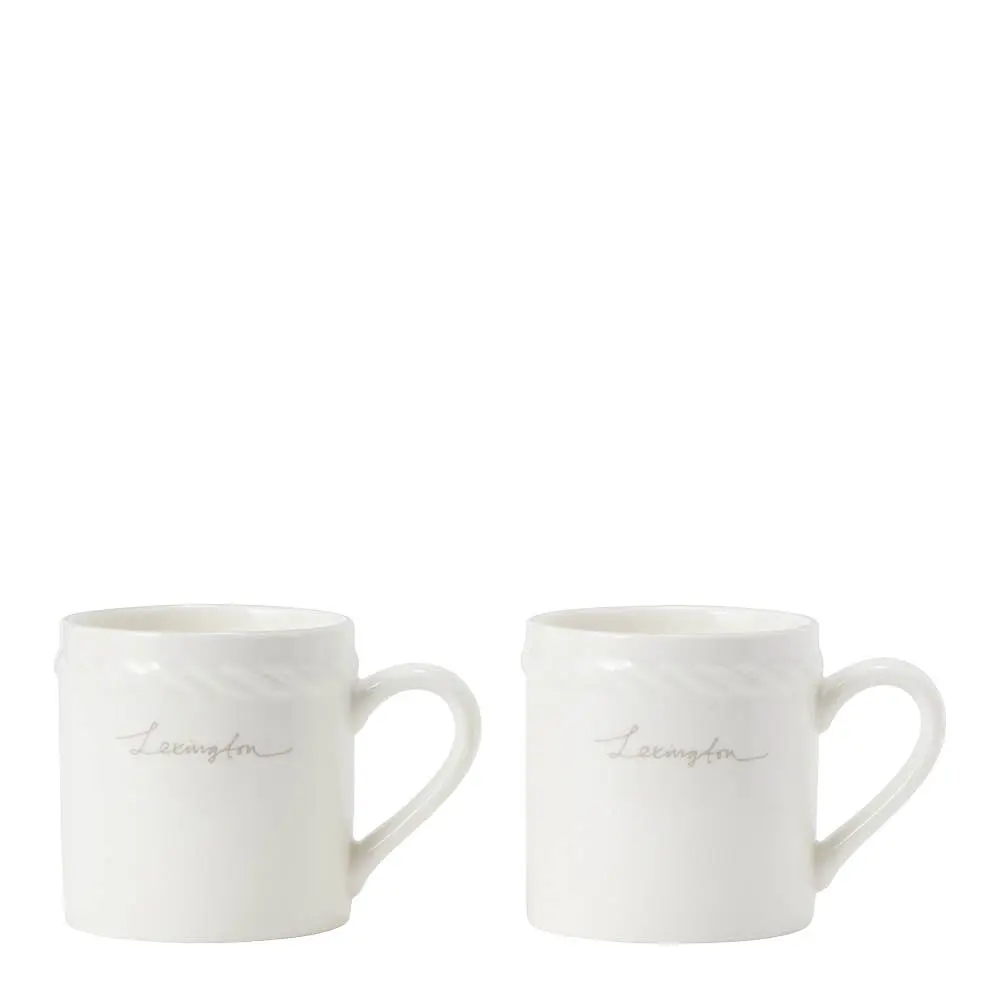Icons Espressokuppi 10 cl 2 kpl Valkoinen/Beige
