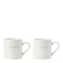 Icons espressomugg 10 cl 2-pack vit/beige