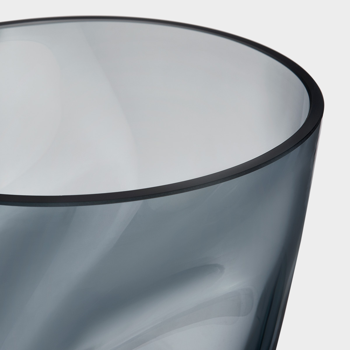 Orrefors Squeeze Tulppaanimaljakko 18 cm Siniharmaa