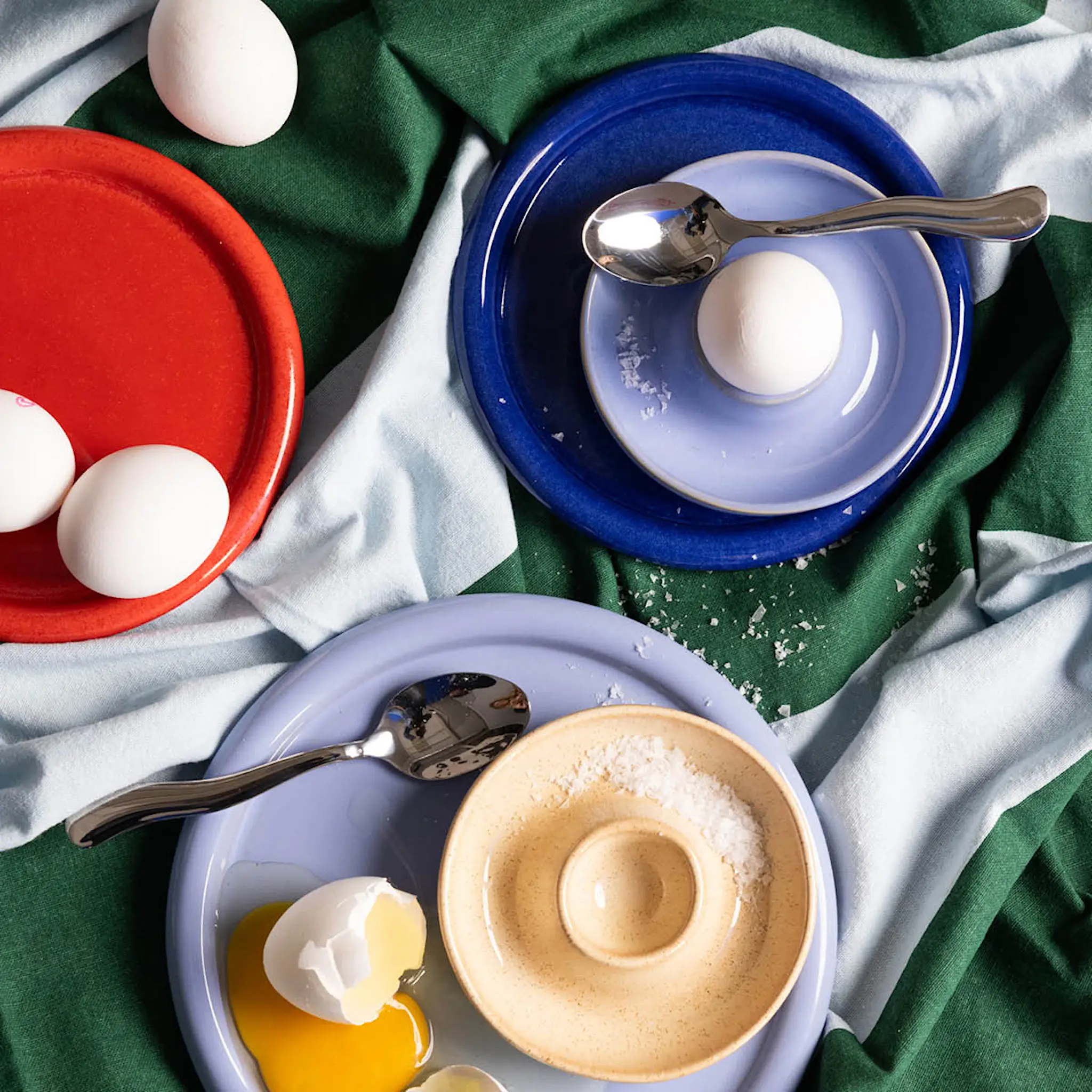 ByOn Porto äggkopp 12x2,5 cm ljusblå