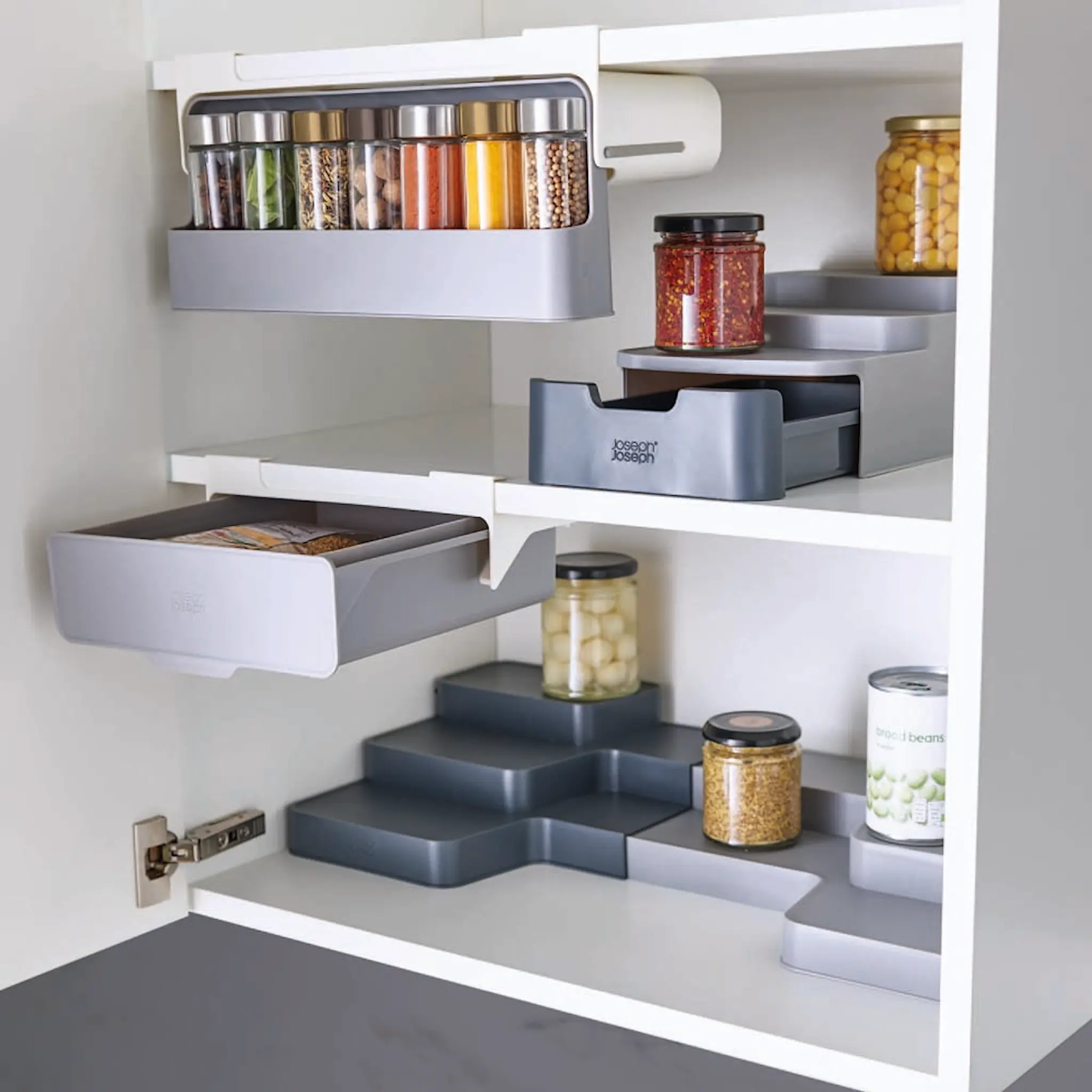 Joseph Joseph CupboardStore Kryddhylla Grå