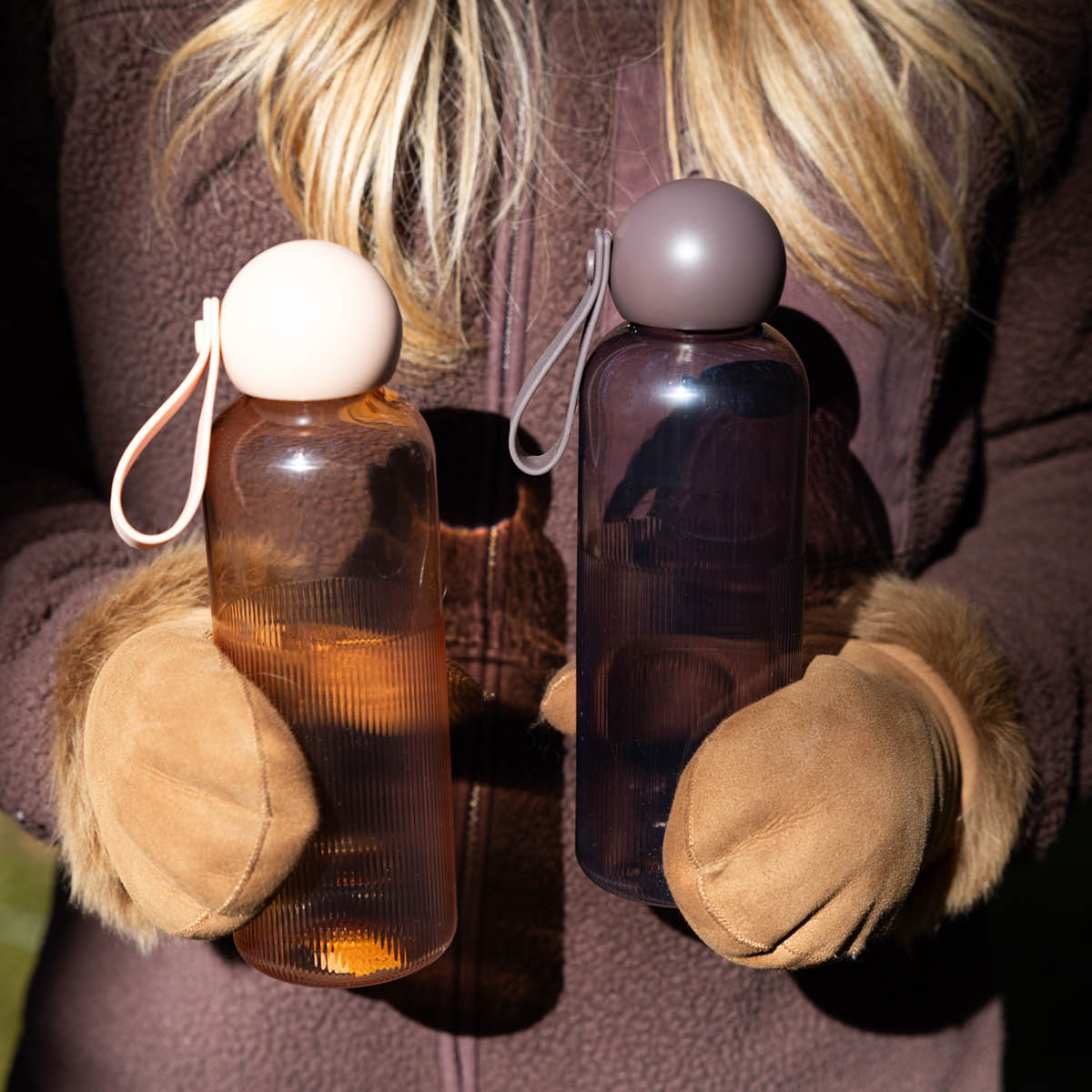 Sagaform Ture vattenflaska 0,6 L brun