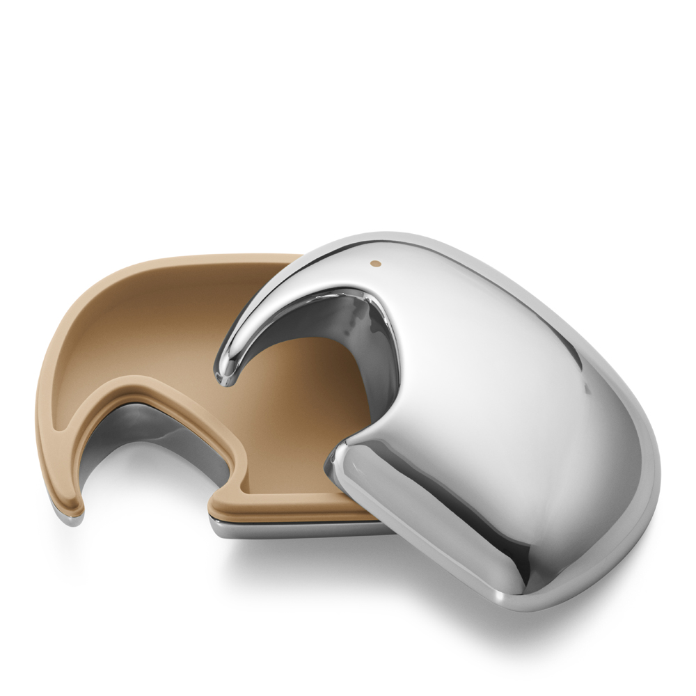 Georg Jensen Elephant elefant boks sølv/gul