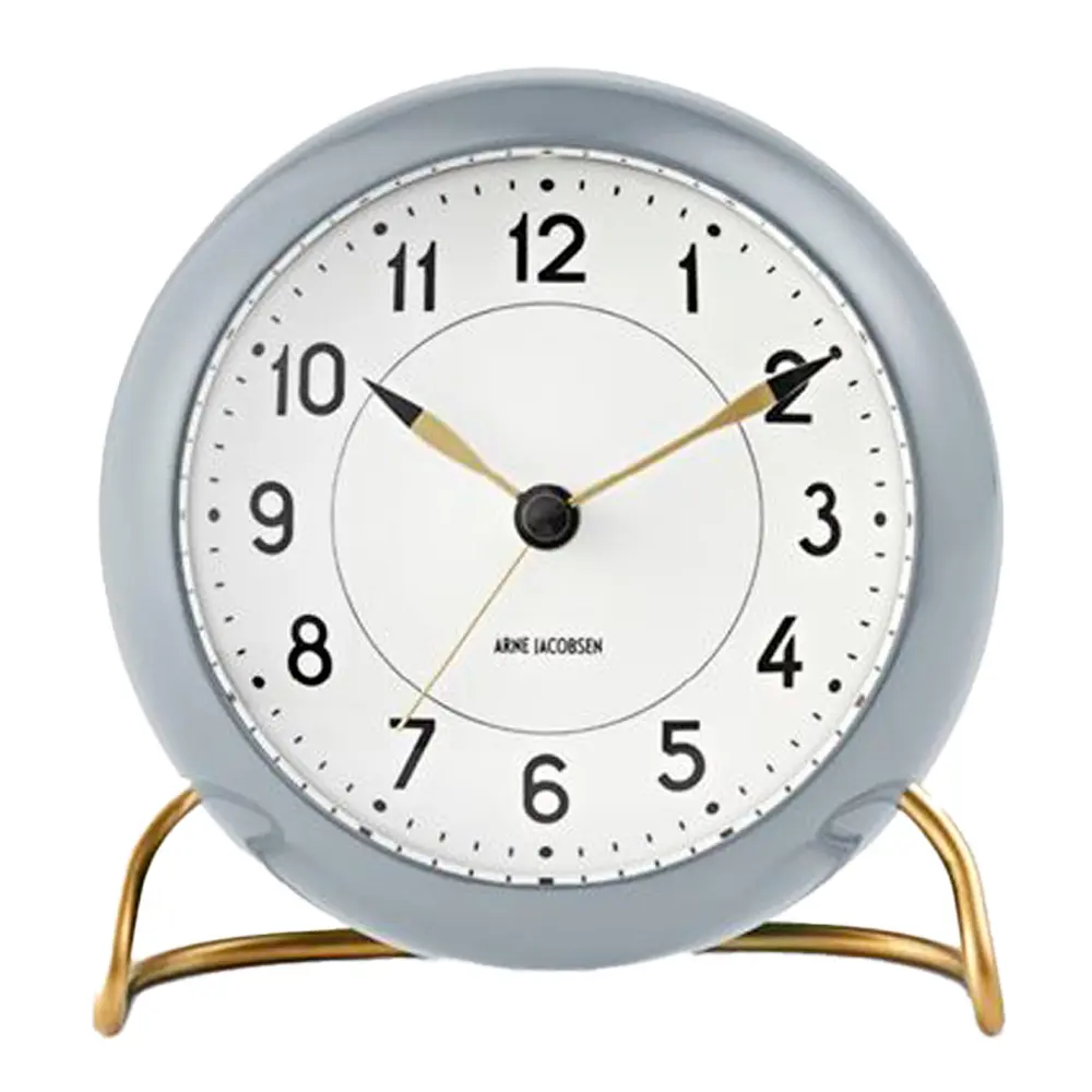 Station Pöytäkello 11 cm Harmaa