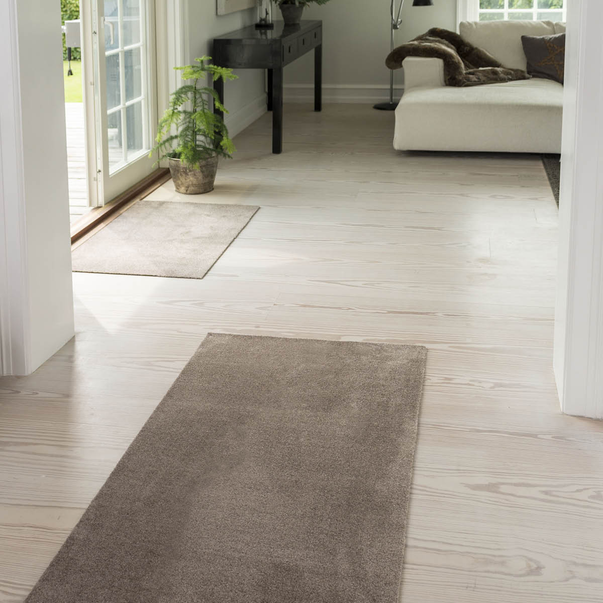 Tica Copenhagen Unicolor golvmatta 90x60 cm sand/beige