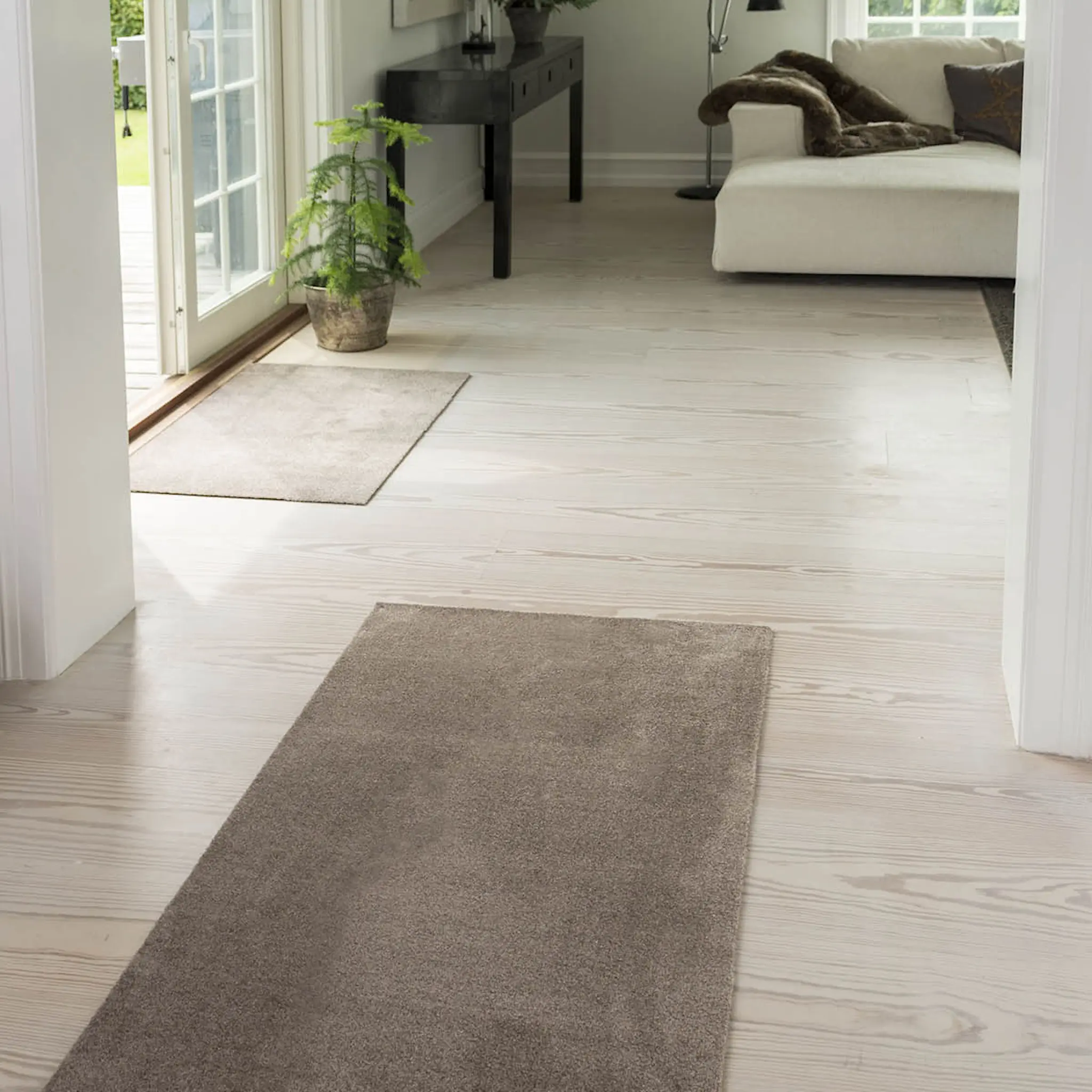 Tica Copenhagen Unicolor golvmatta 90x60 cm sand/beige