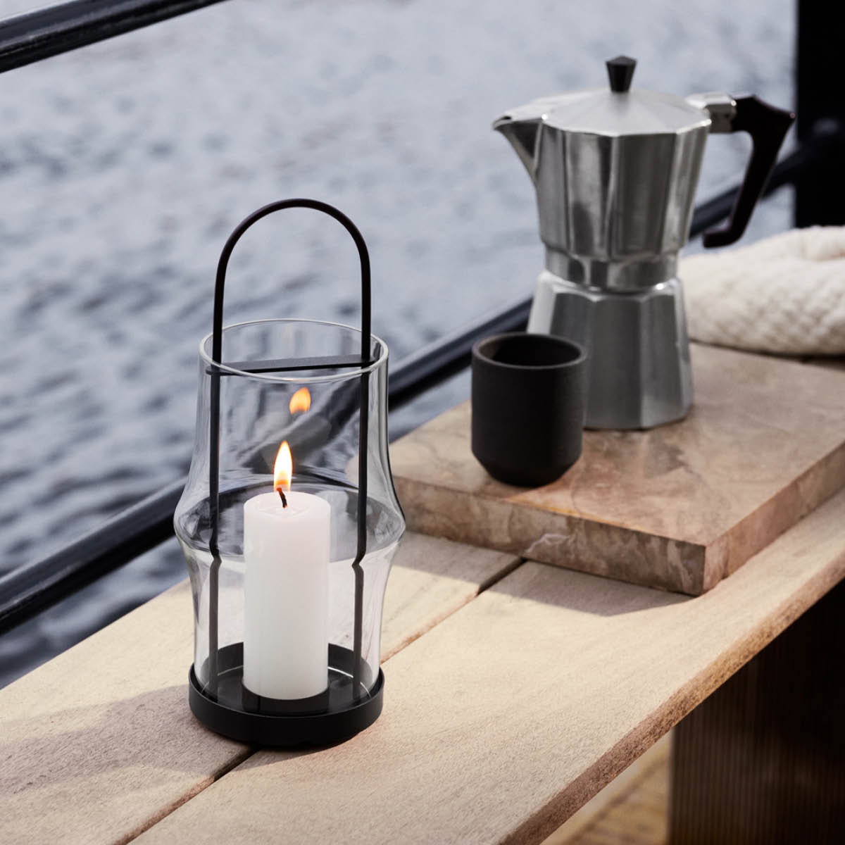 Holmegaard ARC lanterne 25,5 cm klar