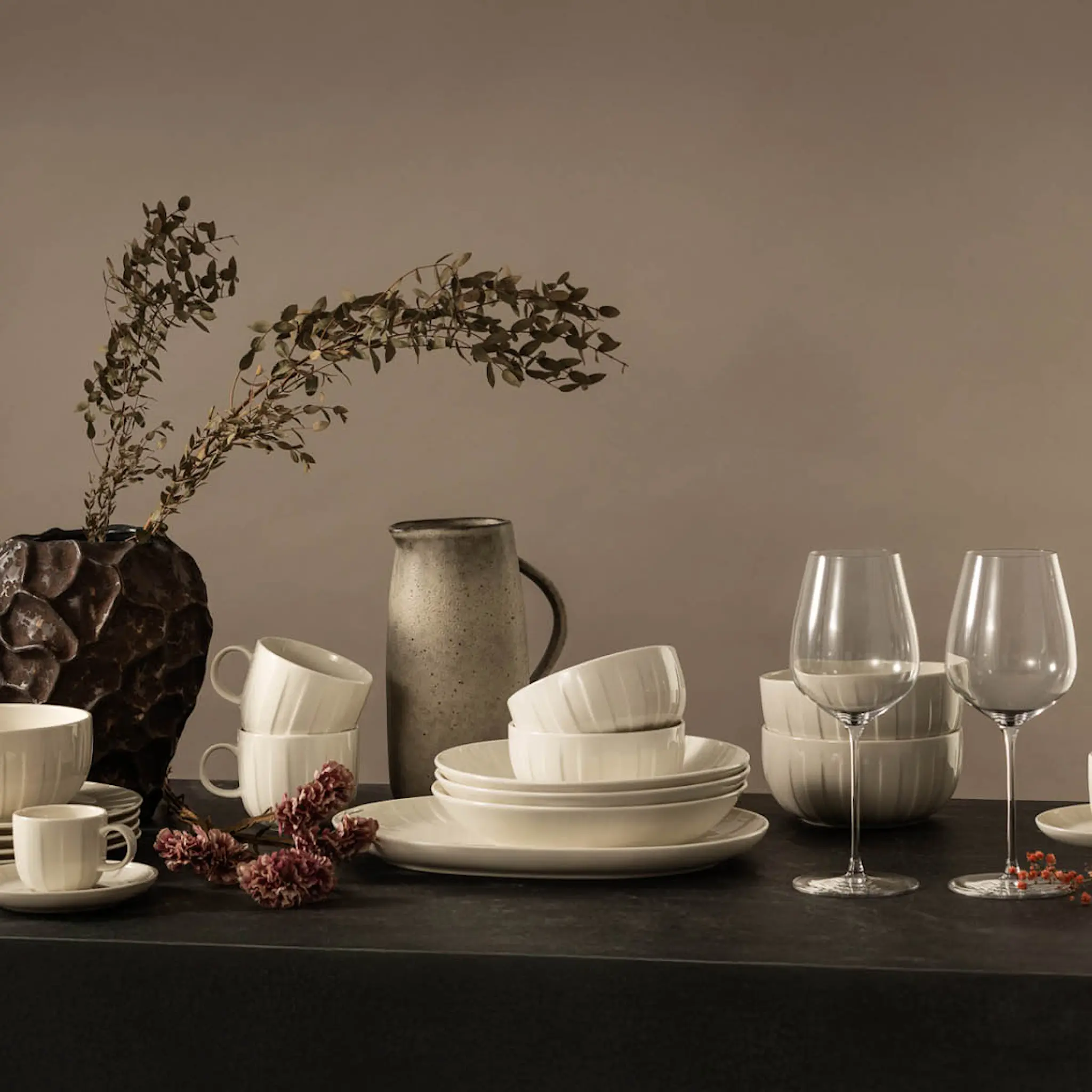 Stiernholm Senja djup tallrik 21 cm vit