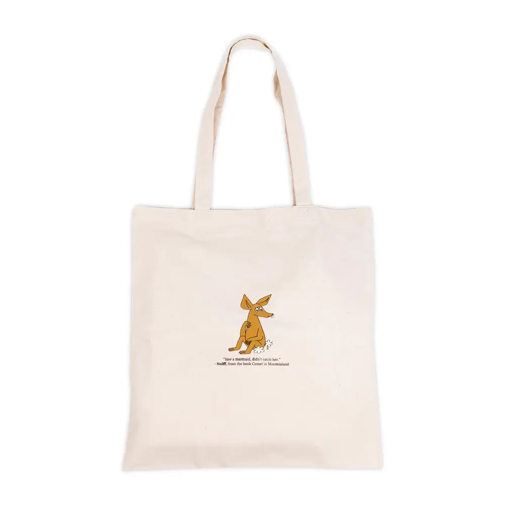 Muumi Kangaskassi Nipsu 38,5x42 cm Beige