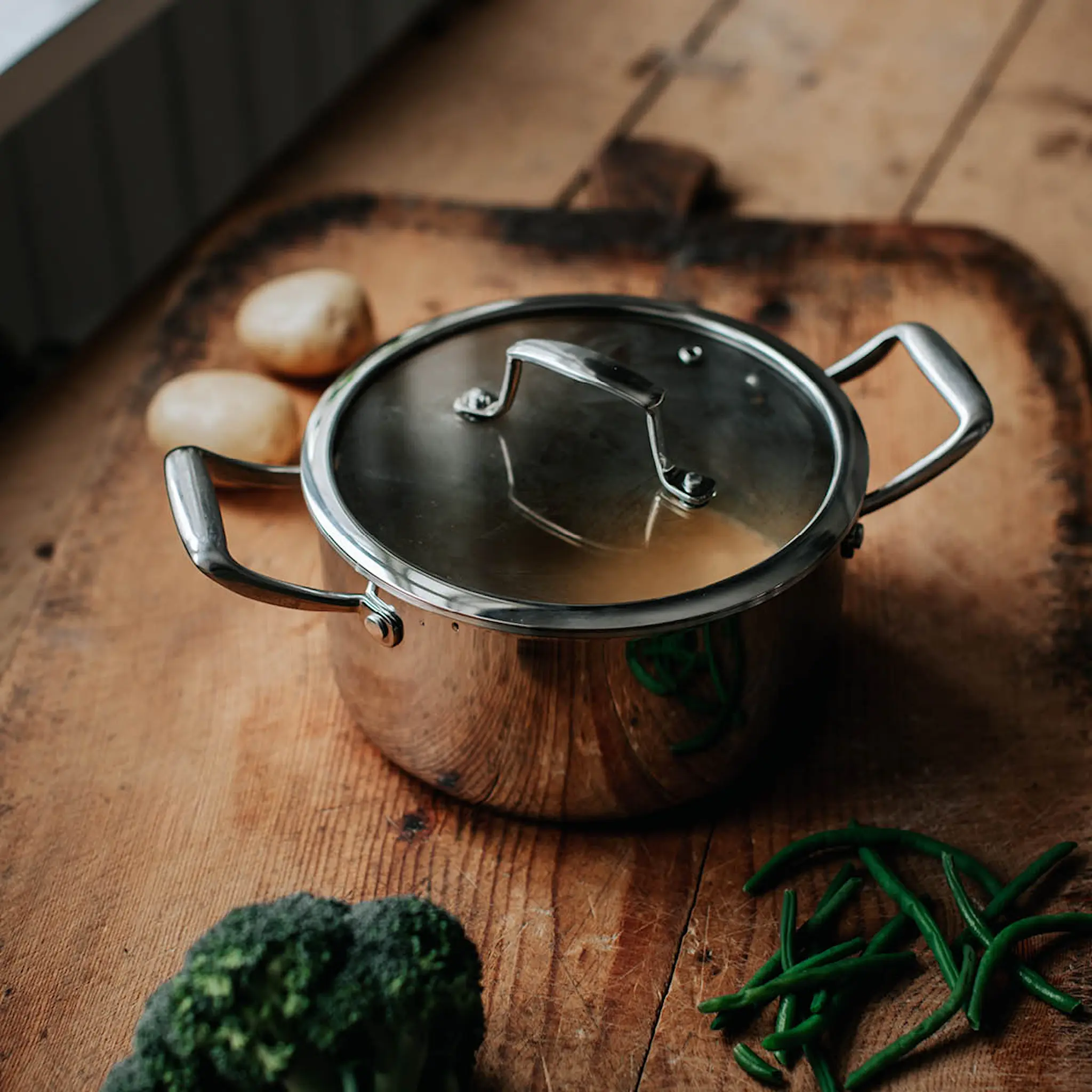 Dorre Trivence gryte med glasslokk 3L