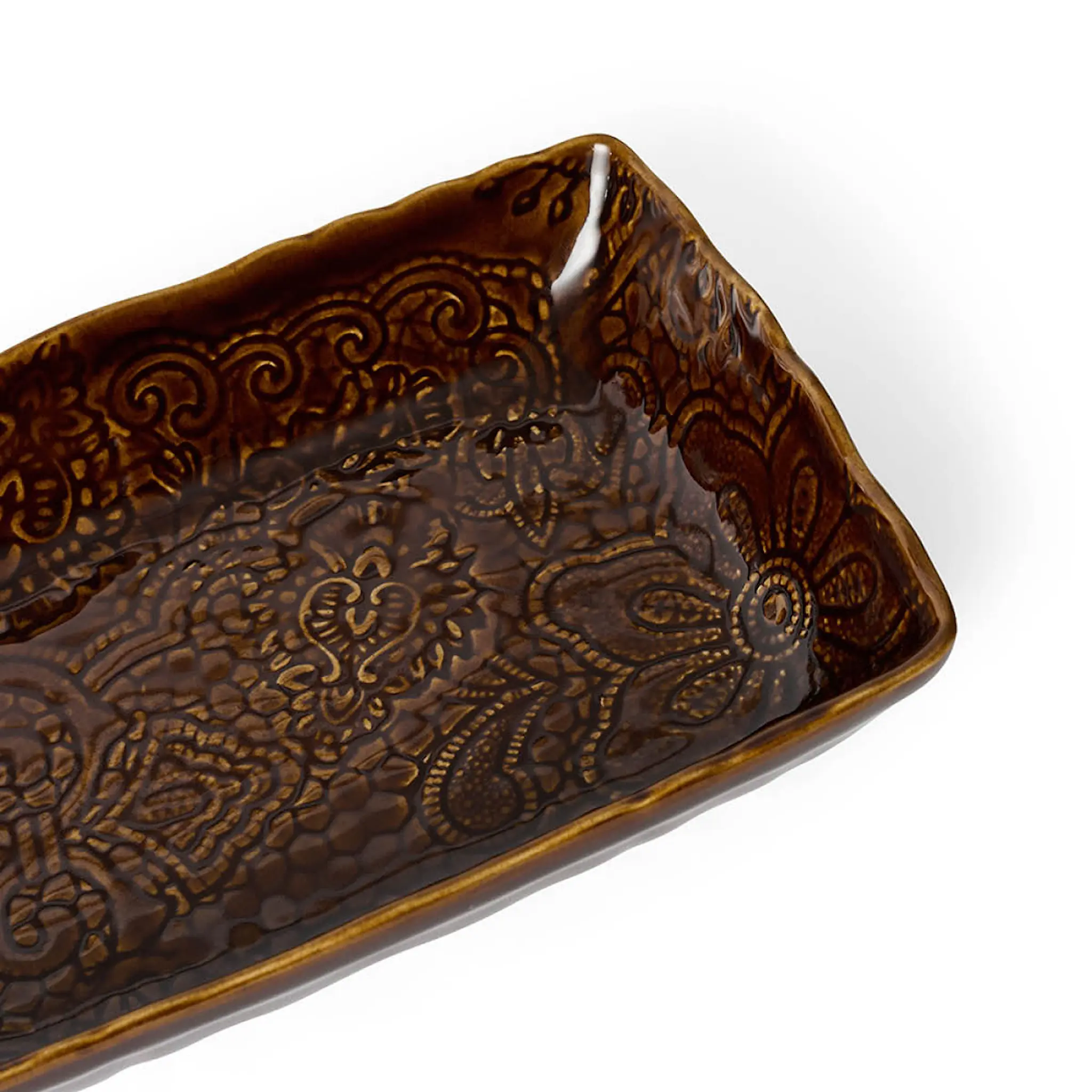 Sthål Arabesque ugnsform 23x15 cm coffee