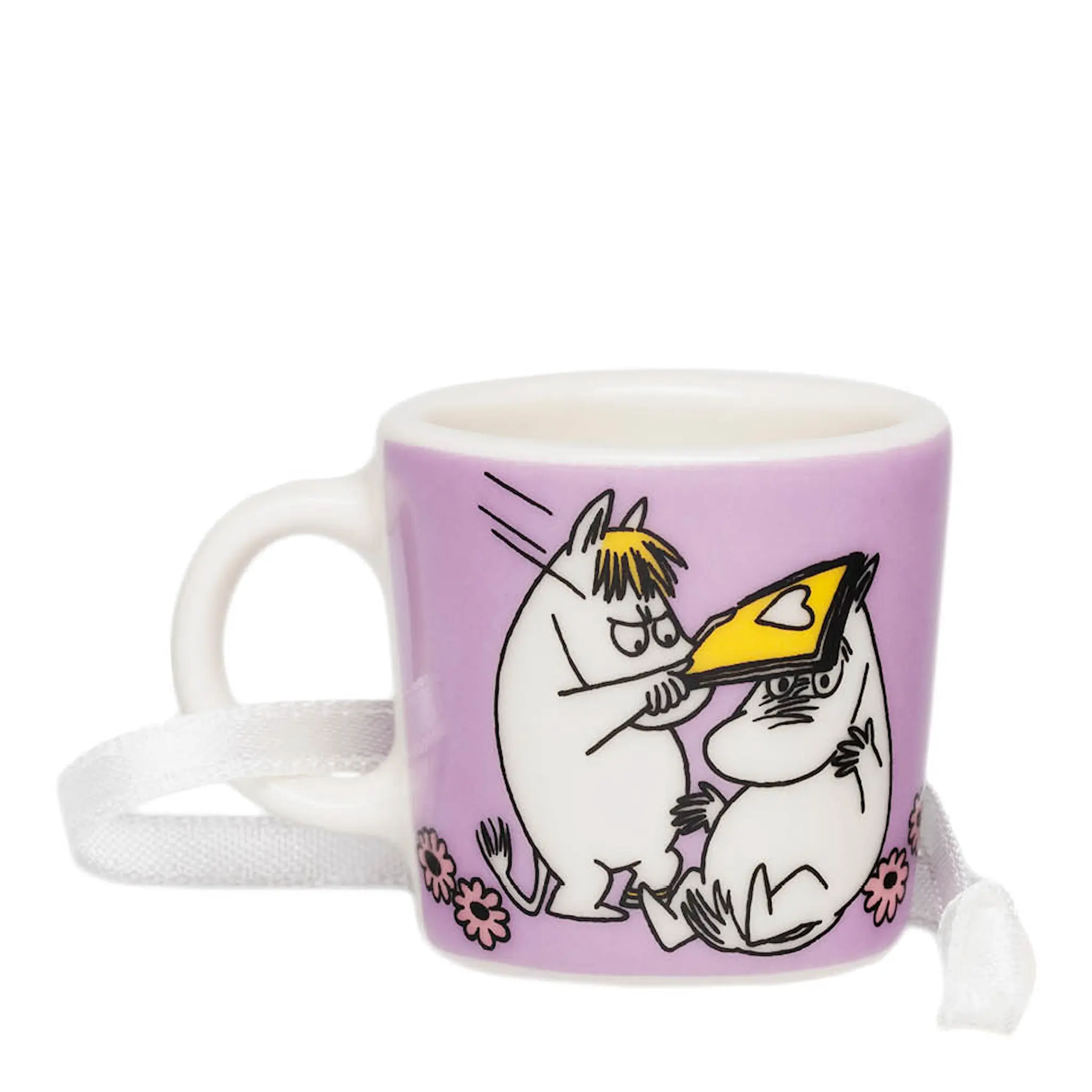 Moomin Arabia Muminmugg mini 3 cm Förälskade lila