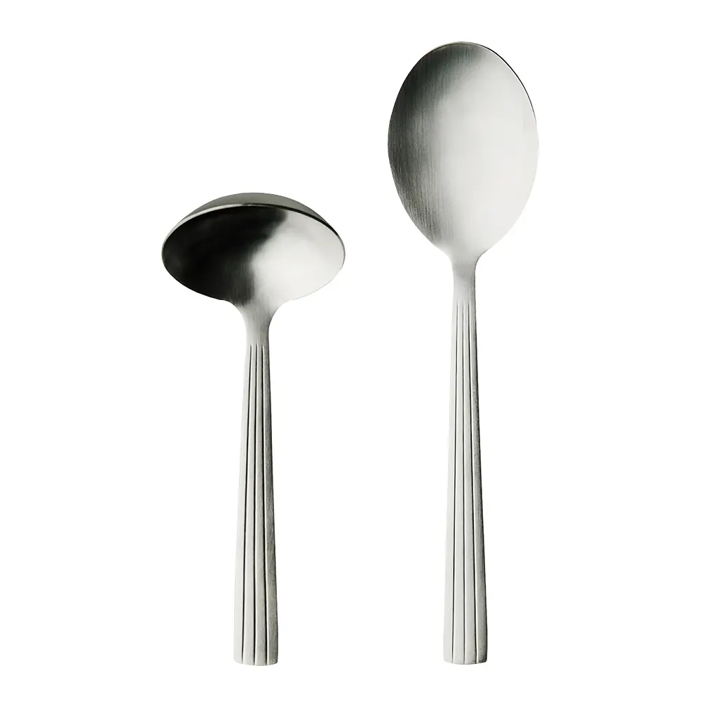 RAW saus/potetsett 2 deler matt stål