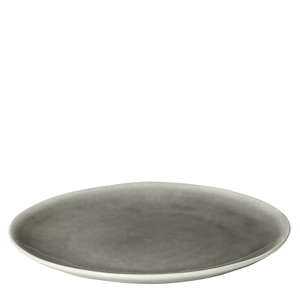 Broste Copenhagen Nordic Rain tallrik 26 cm grå