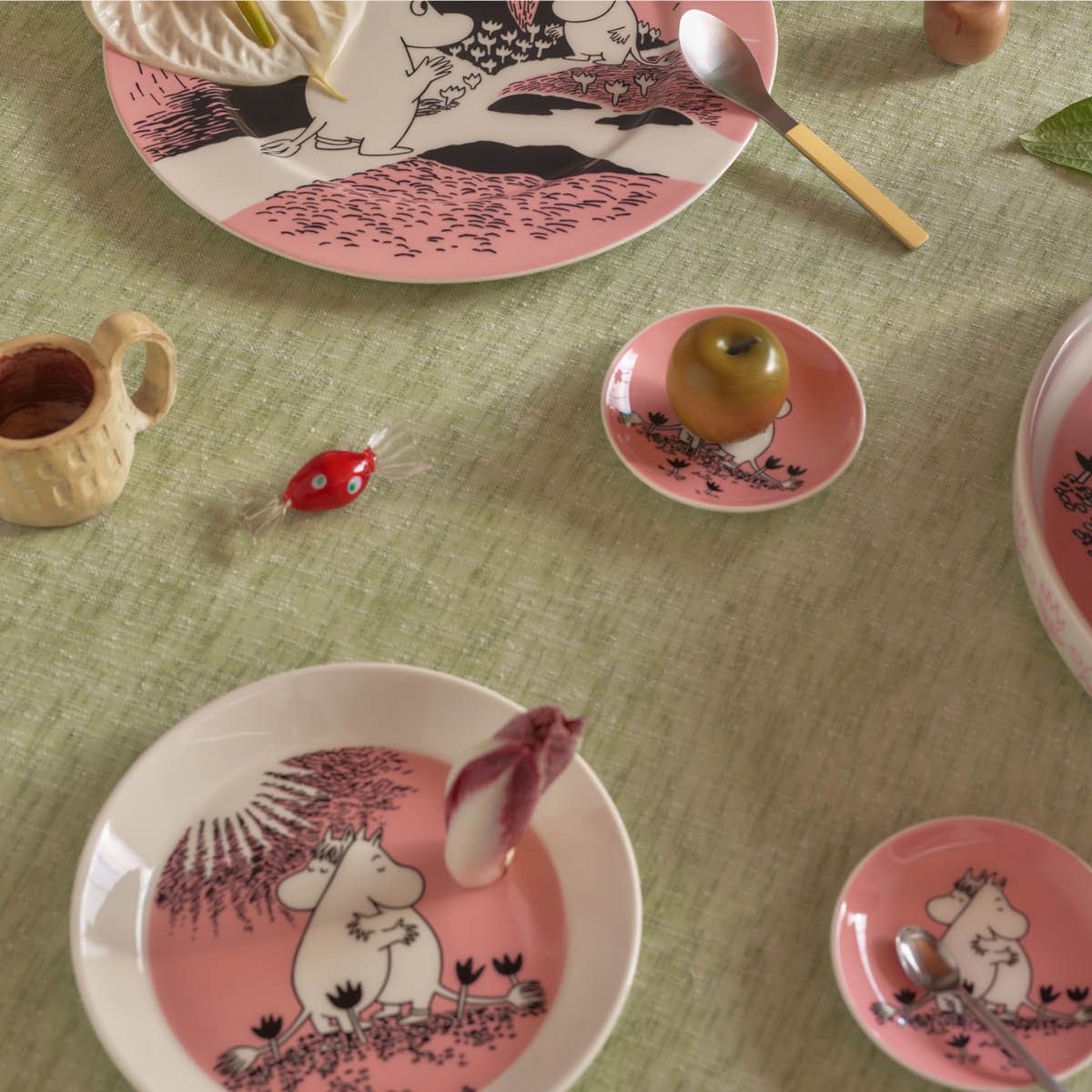 Moomin Arabia Muumi Muki ja Lautanen Rakkaus