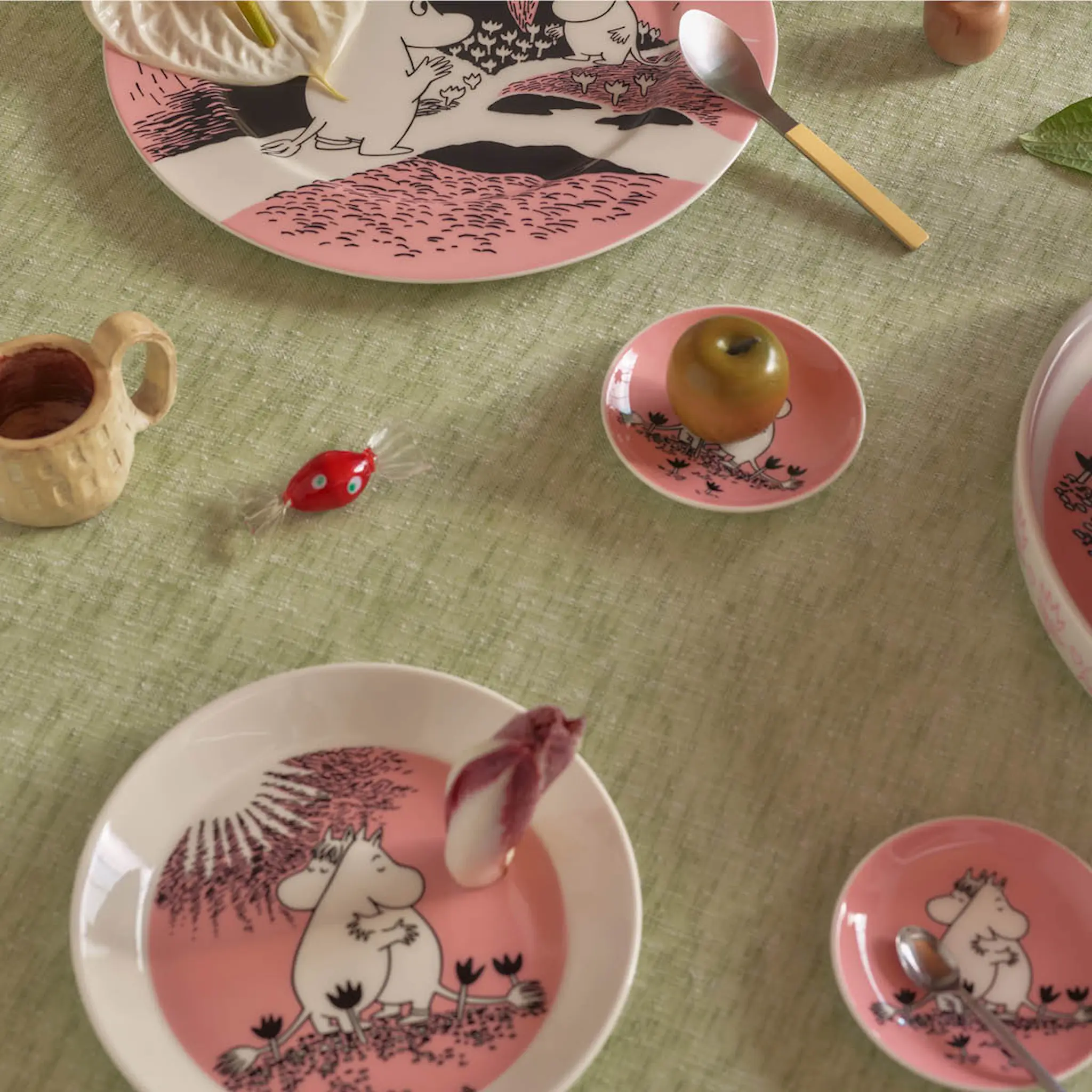 Moomin Arabia Muumi Muki ja Lautanen Rakkaus