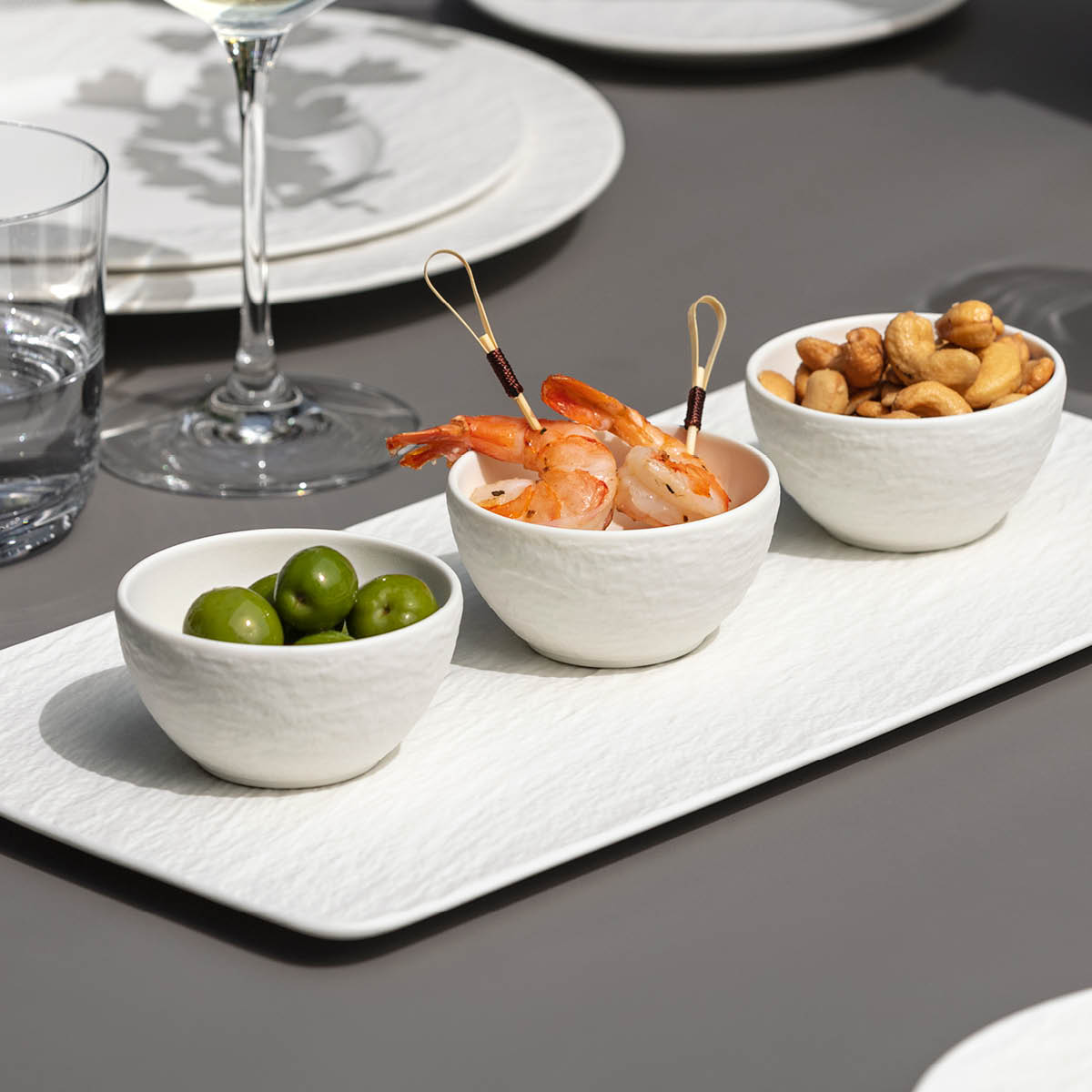 Villeroy & Boch Manufacture Rock Tallrik 28x17 cm Vit
