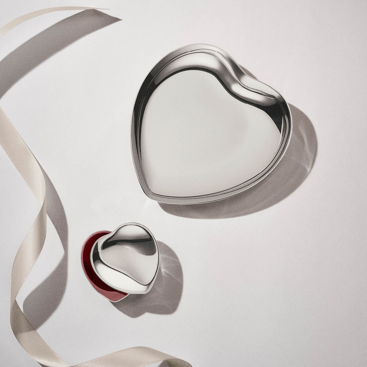 Georg Jensen Heart skål 12 cm blank