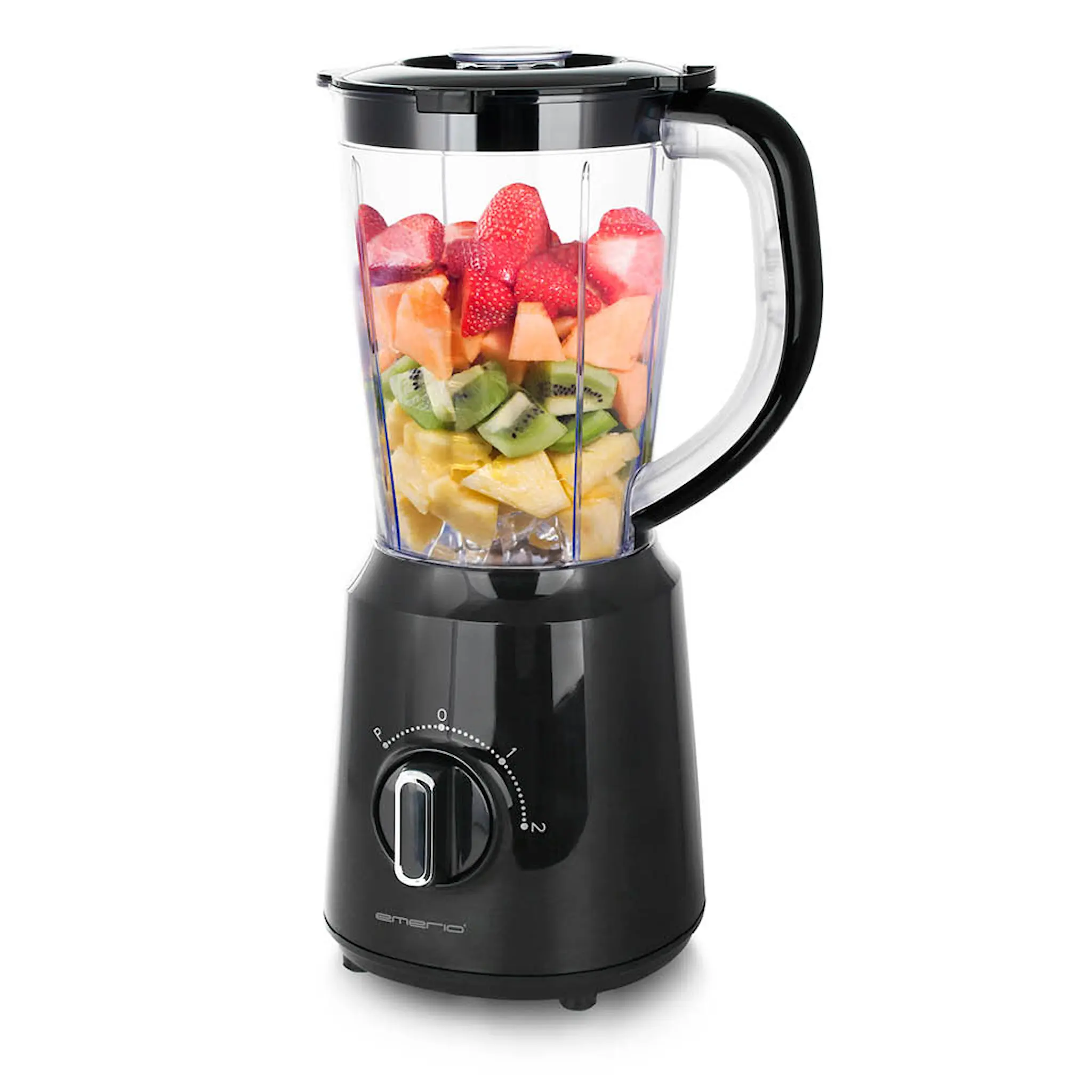 EMERIO Blender 1,5 L 500 w Svart