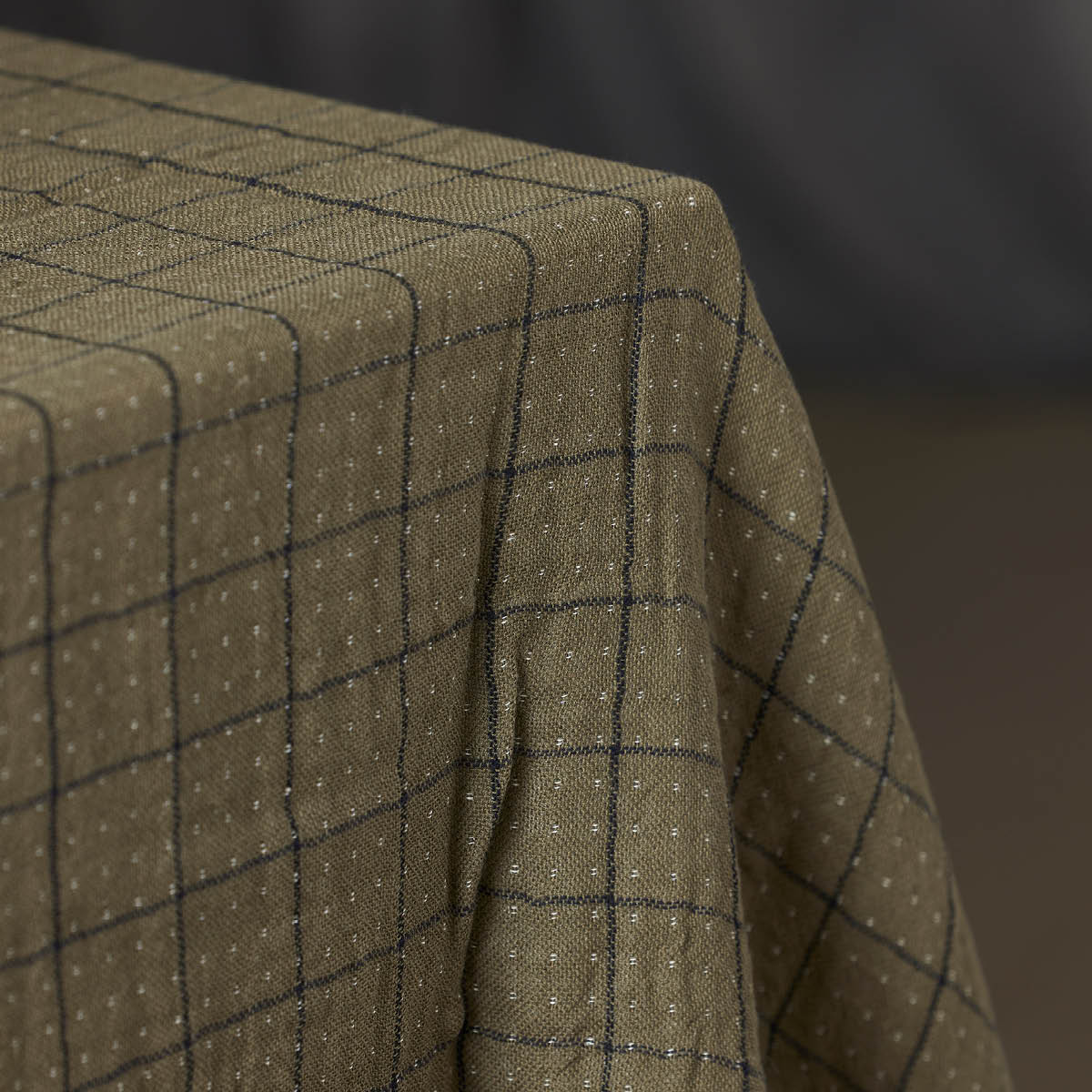 Holmen Albi duk 140x220 cm grön/svart