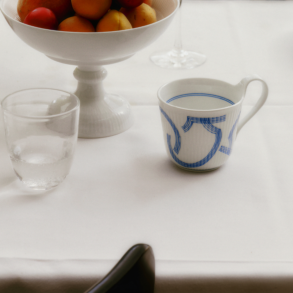 Royal Copenhagen Motif Muki 33 cl Sininen/Valkoinen