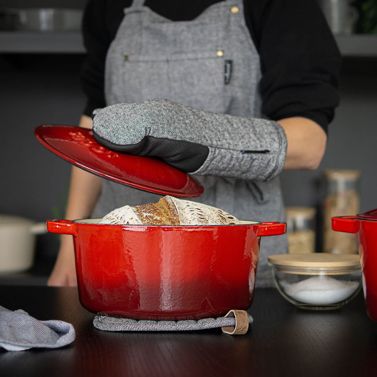 Sabor Home Patakinnas vasenkätinen Harmaa