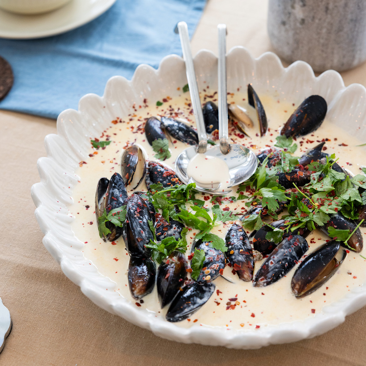 Sagaform Dagny Syvä Lautanen 32 cm Valkoinen