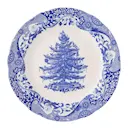 Blue Italian Christmas Tree tallrik 27 cm blå/vit