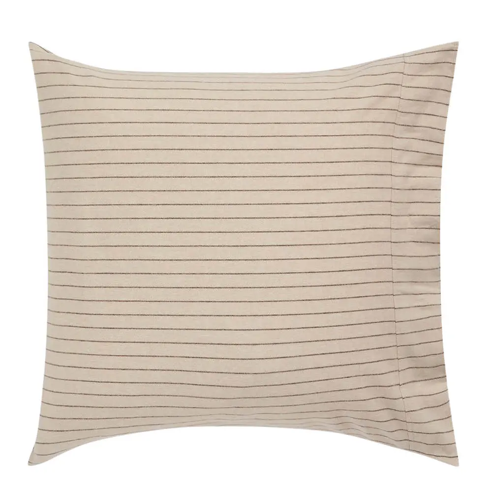 Tyynyliina 65x65 cm puuvillaflanelli beige/brown