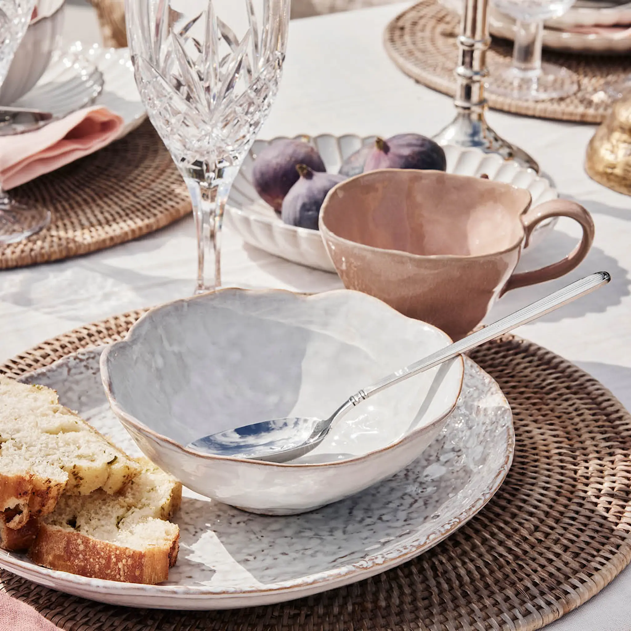 Lene Bjerre Milla skål 17 cm 40 cl vit