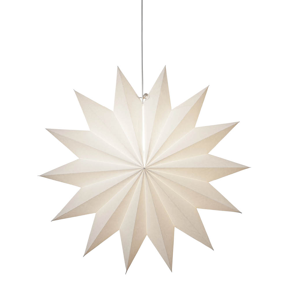 Star Trading Plain julestjerne 60 cm hvit