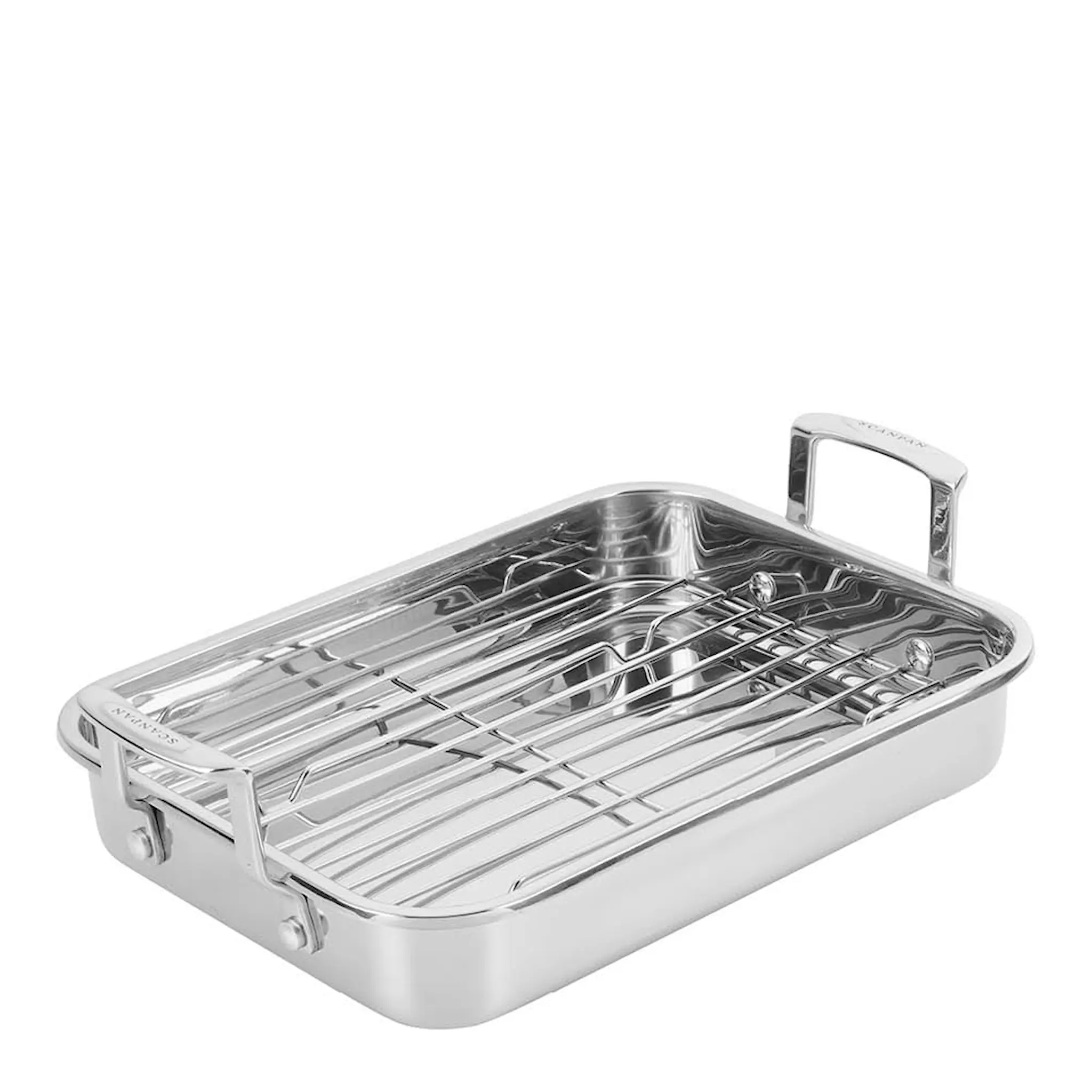 Scanpan STS paahtovuoka ritilällä 42x26 cm ruostumaton teräs