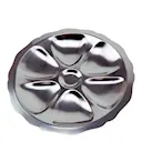 Ostrontallrik 25x25 cm silver