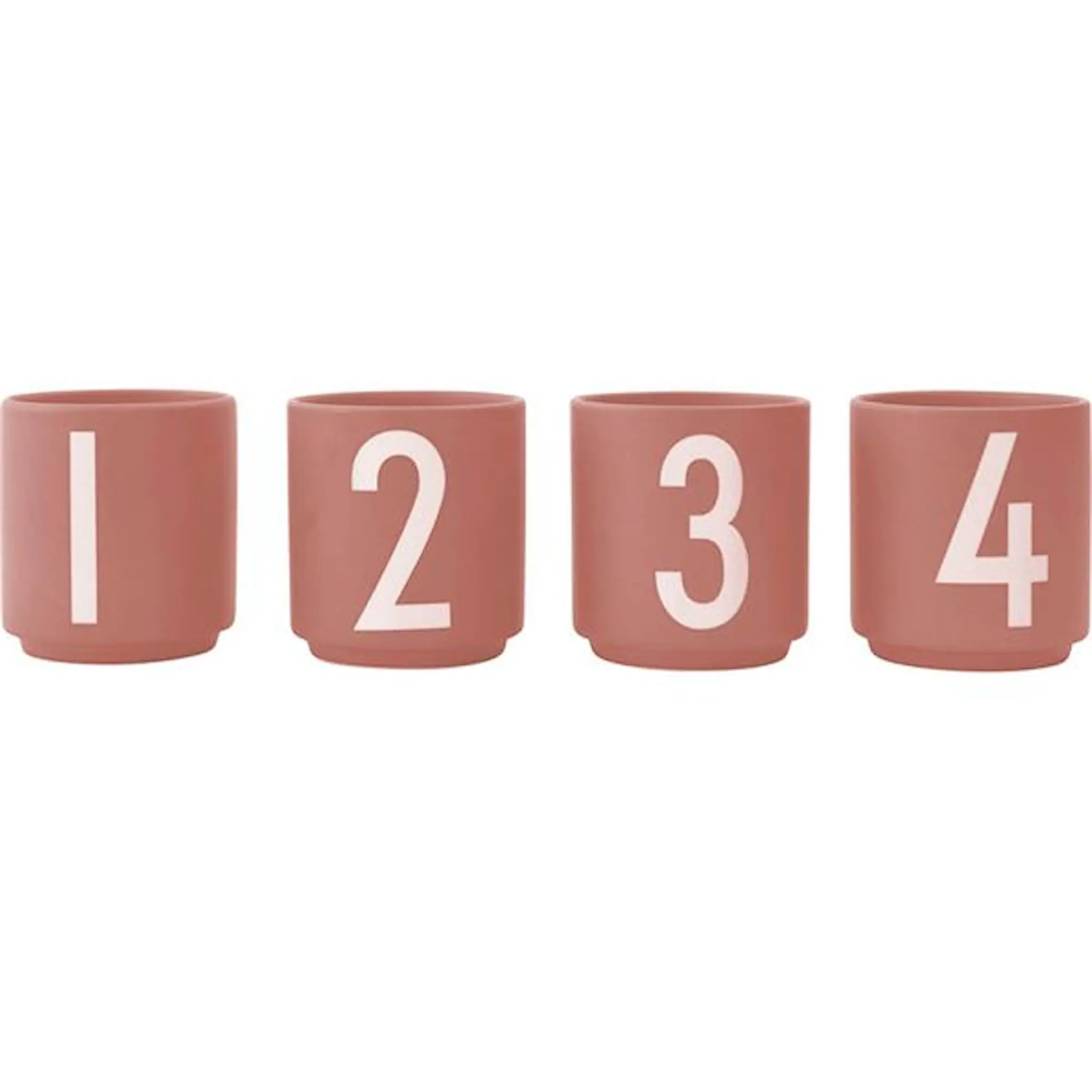 Design Letters Design Letters Espressokuppi 4 kpl Nude