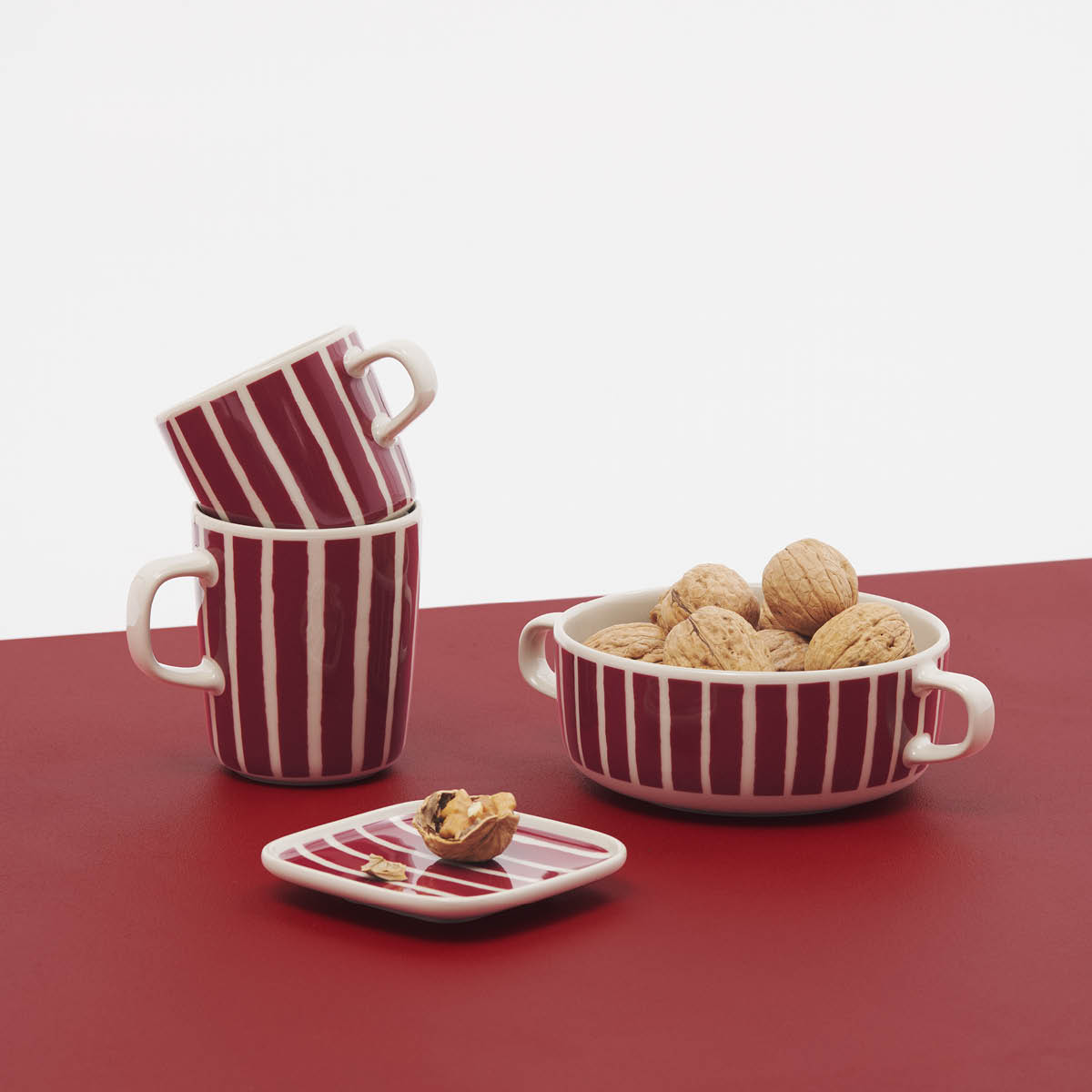 Marimekko Piccolo kopp 20 cl burgunder