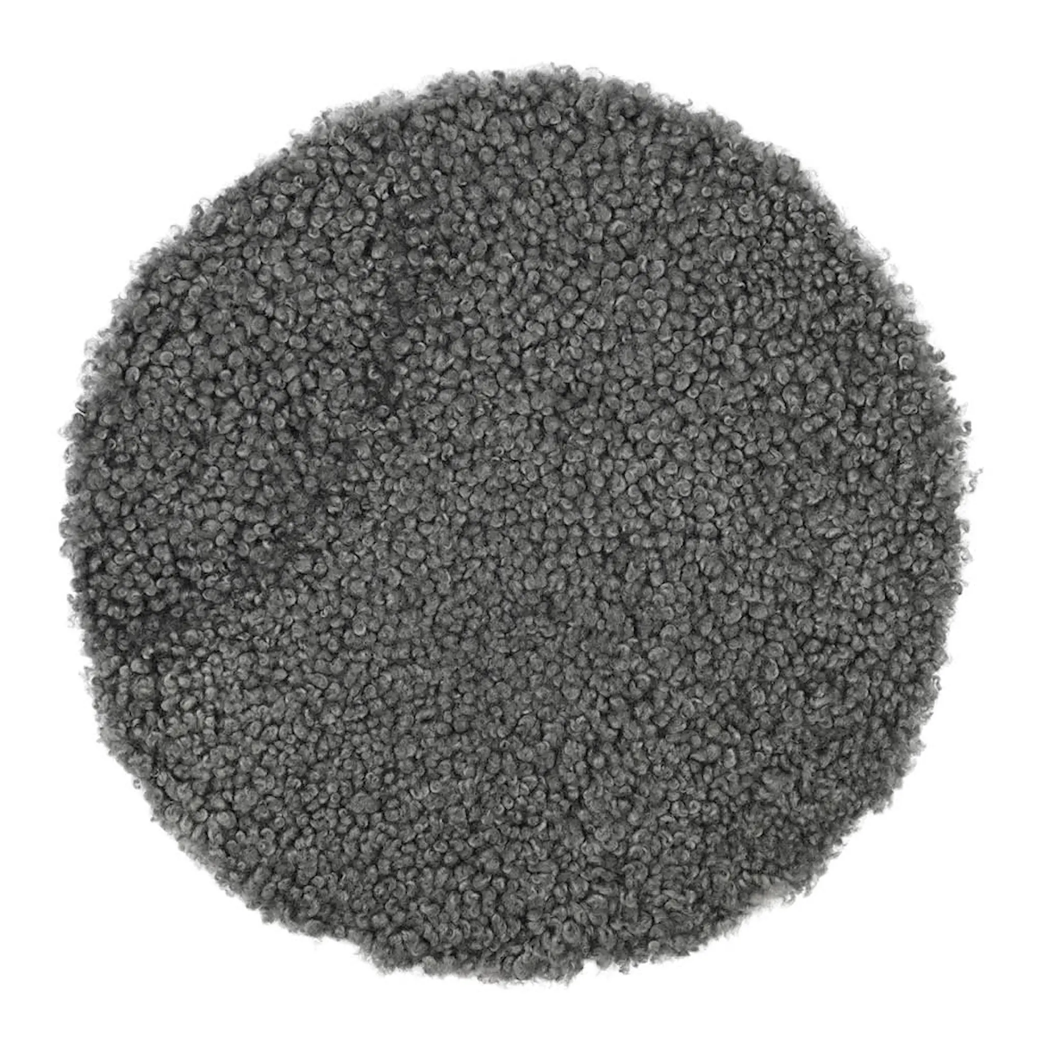 Natures Collection Sittdyna New Zealand fårskinn kort ull 34 cm scandinavian light grey