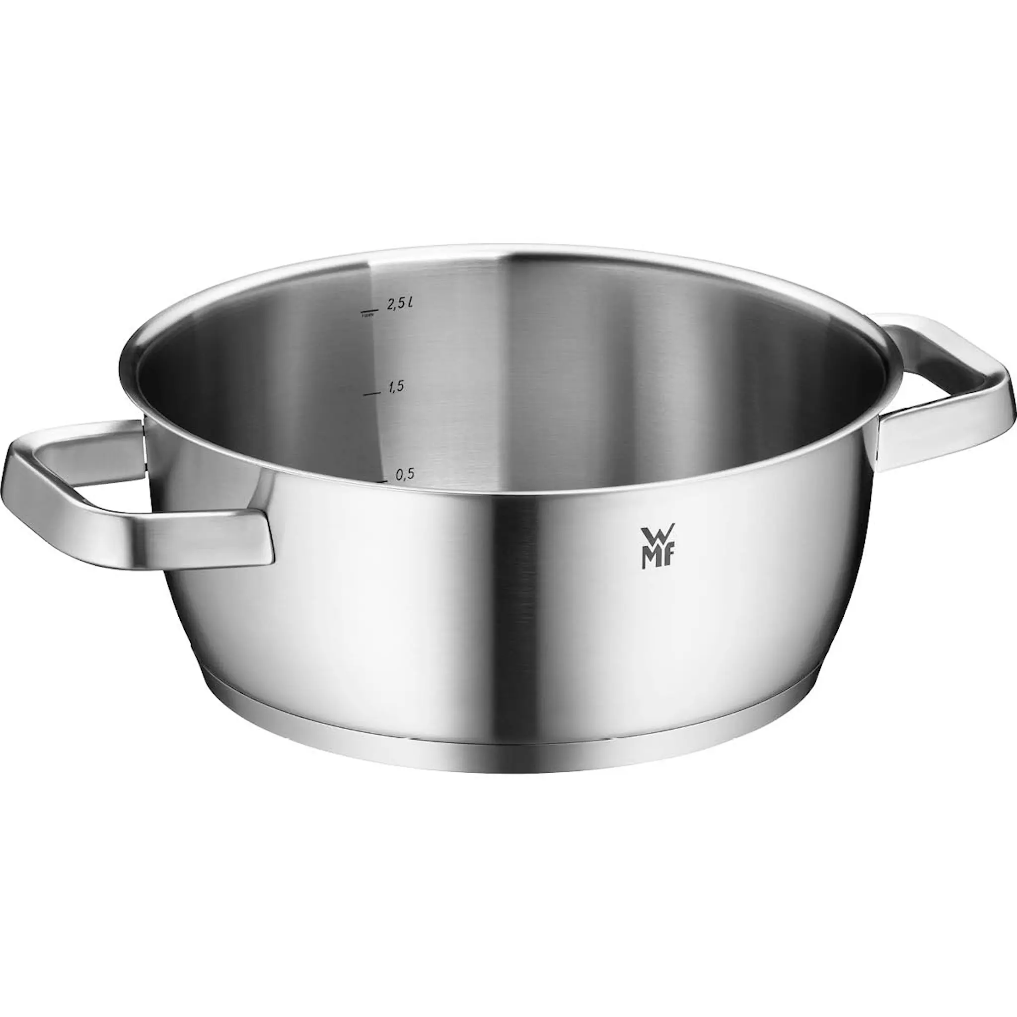 WMF Iconic låg gryta med lock 22 cm 3,2 L