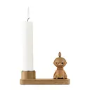 Mumin ljusstake trä 7 cm Lilla My ek