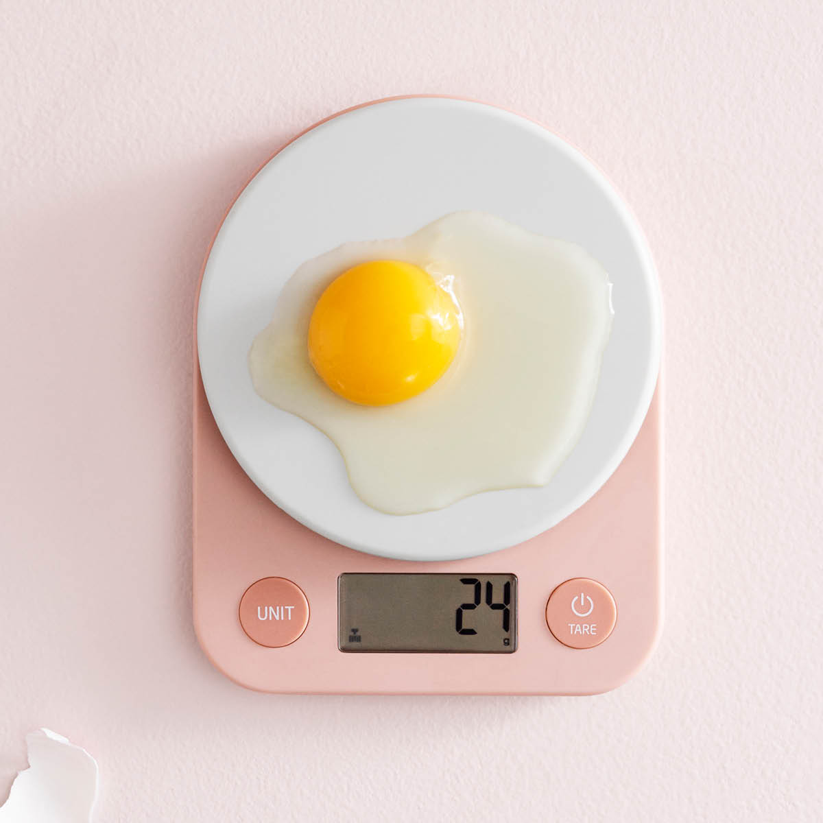 RIG-TIG FOODIE kjøkkenvekt 0,5 kg light rose