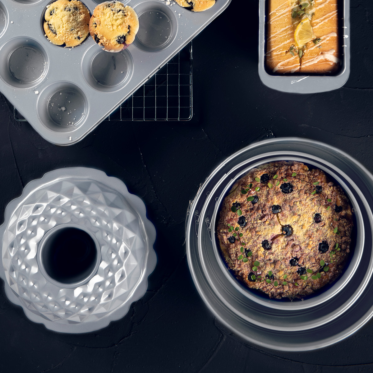 Modern House bAYk springform 20 cm sølv