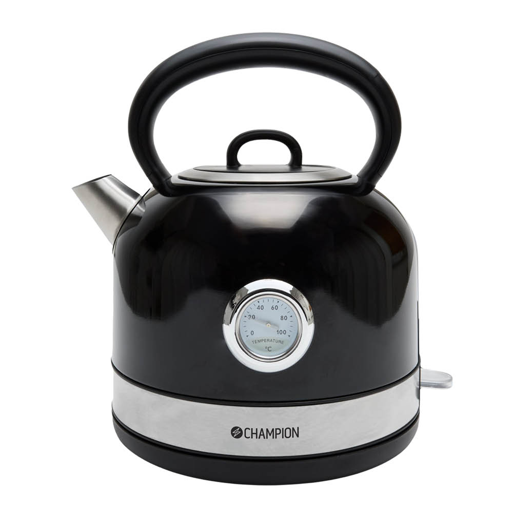 CHAMPION Retro vattenkokare 1,7 L VK401 svart