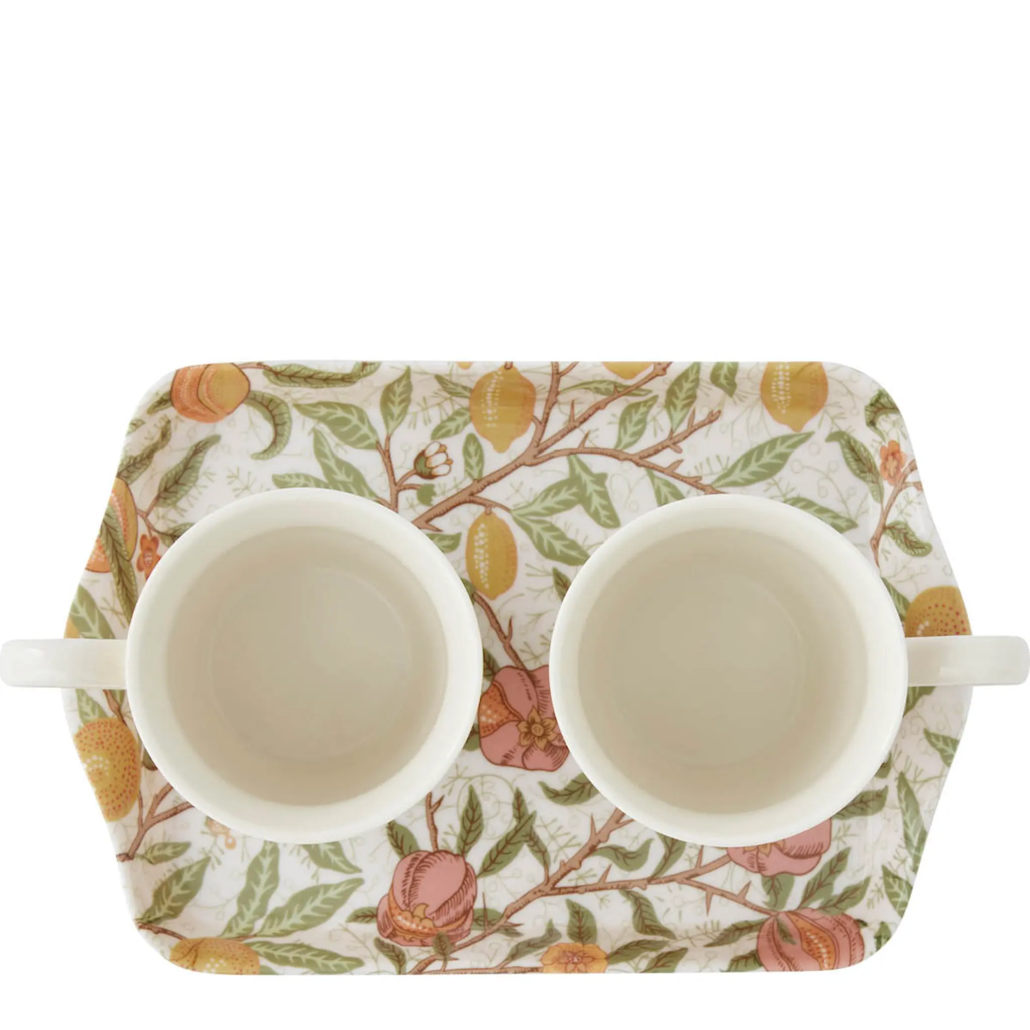 Spode Fruits & Marigold Muki 18 cl ja tarjotin 3 osaa