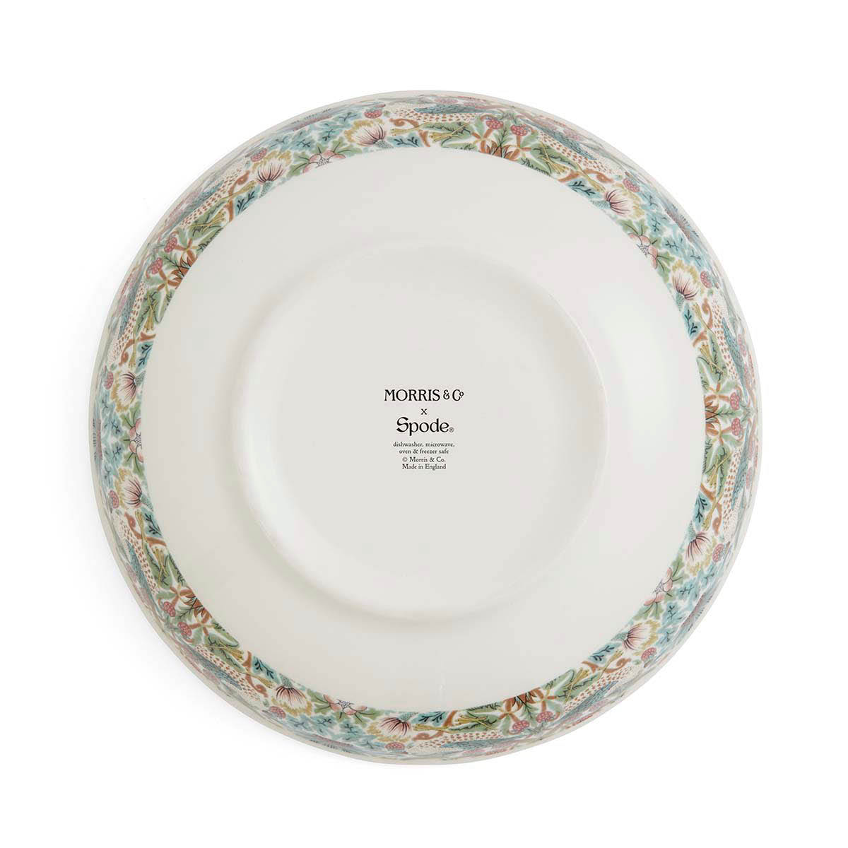 Spode Morris & Co låg skål 16 cm strawberry thief