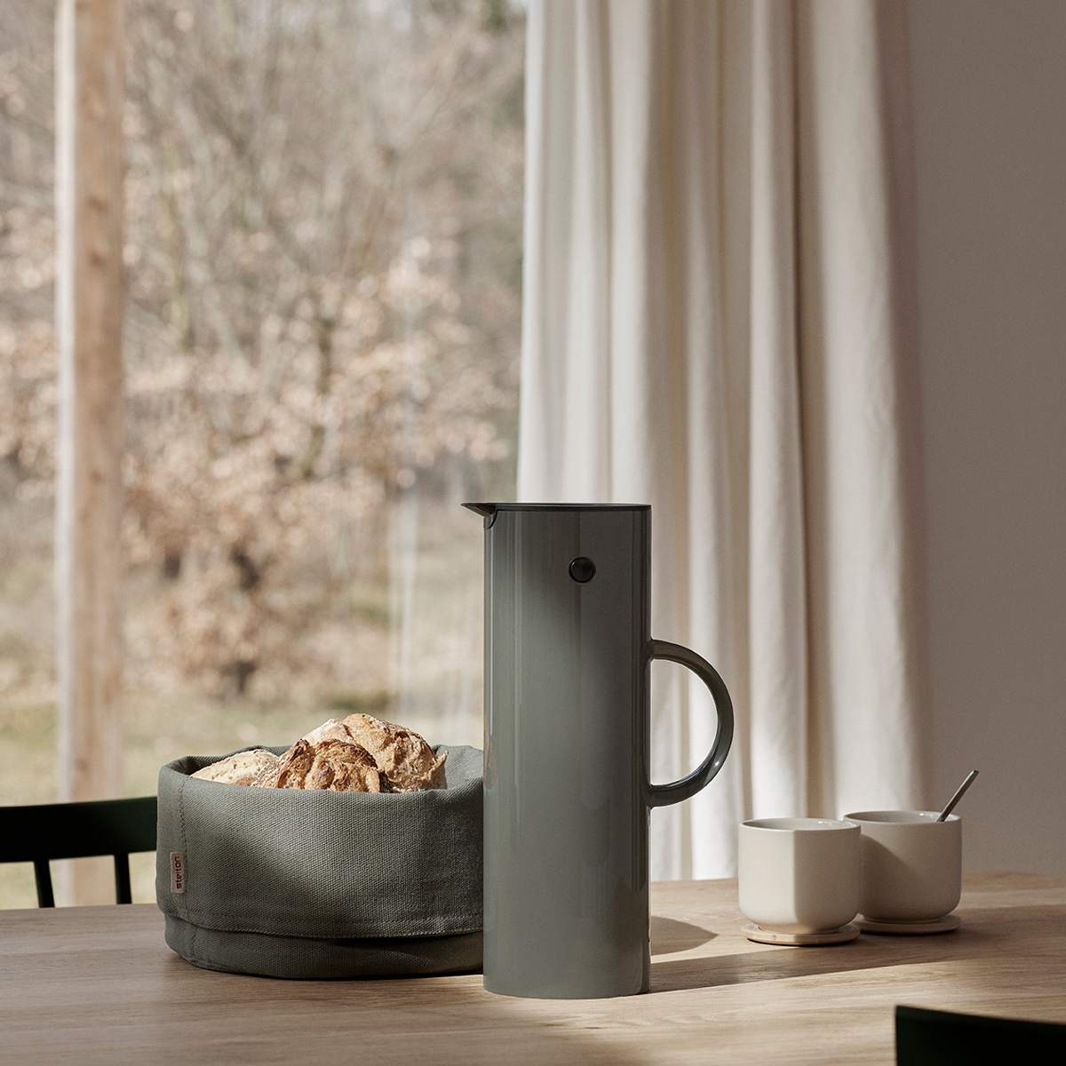 Stelton EM77 termoskanna 1 L dark forest