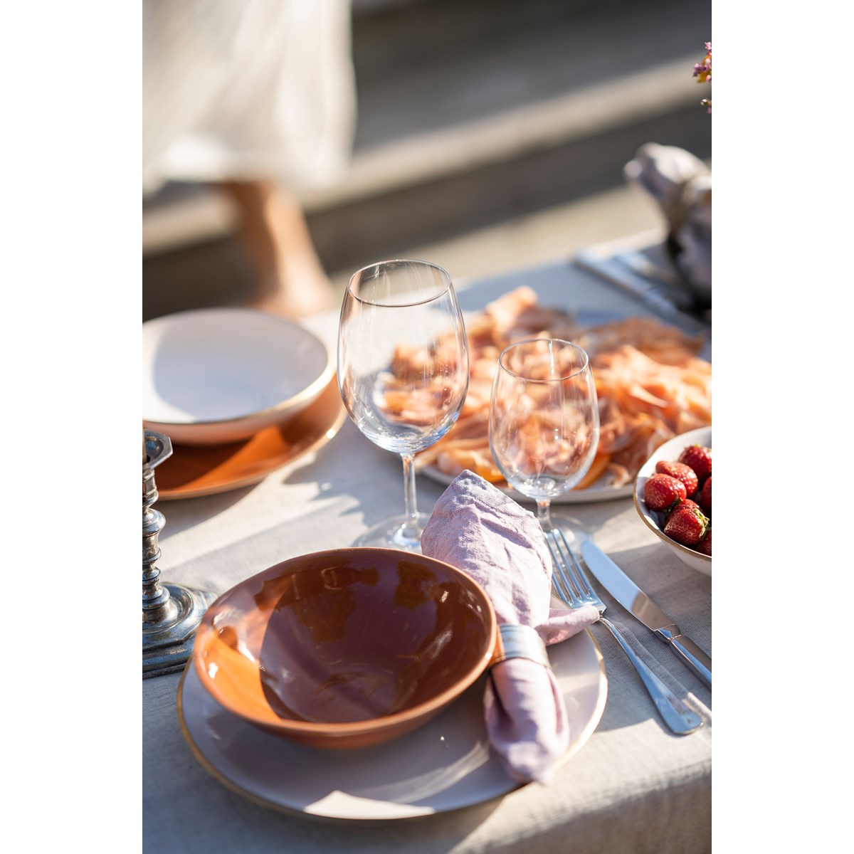 Heirol Heirol x Nosse tallerken 28 cm edge ivory gold